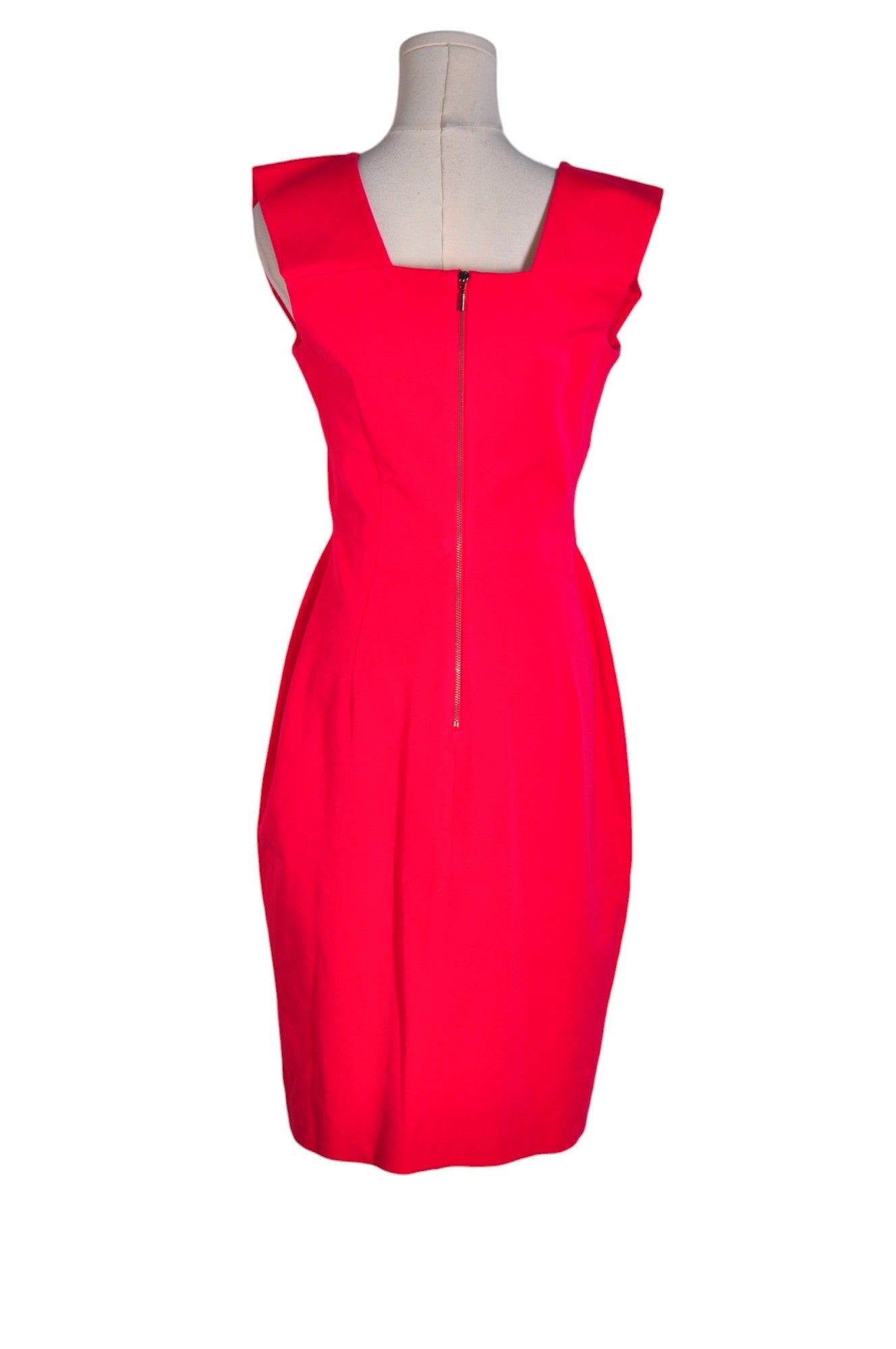 Stylish BANANA REPUBLIC Women's Red Regular Fit Sheath Dress - Size 8