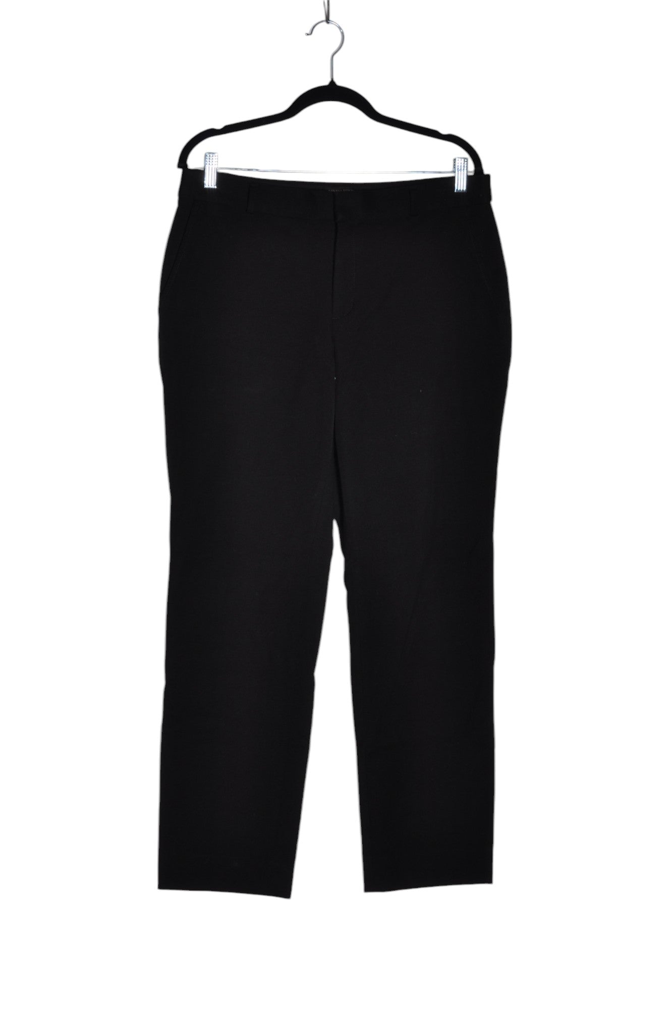 BANANA REPUBLIC Stylish Women's Regular Fit Black Work Pants - Size 10