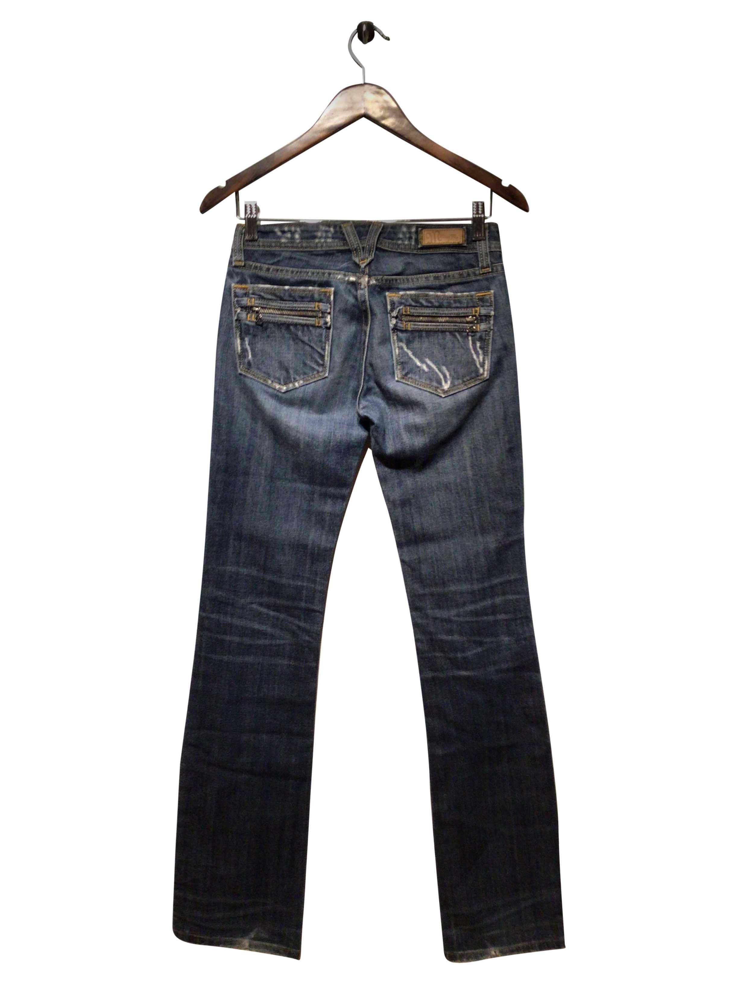 MISS ME Stylish Regular Fit Blue Straight - Legged Second - Hand Jean Size 26