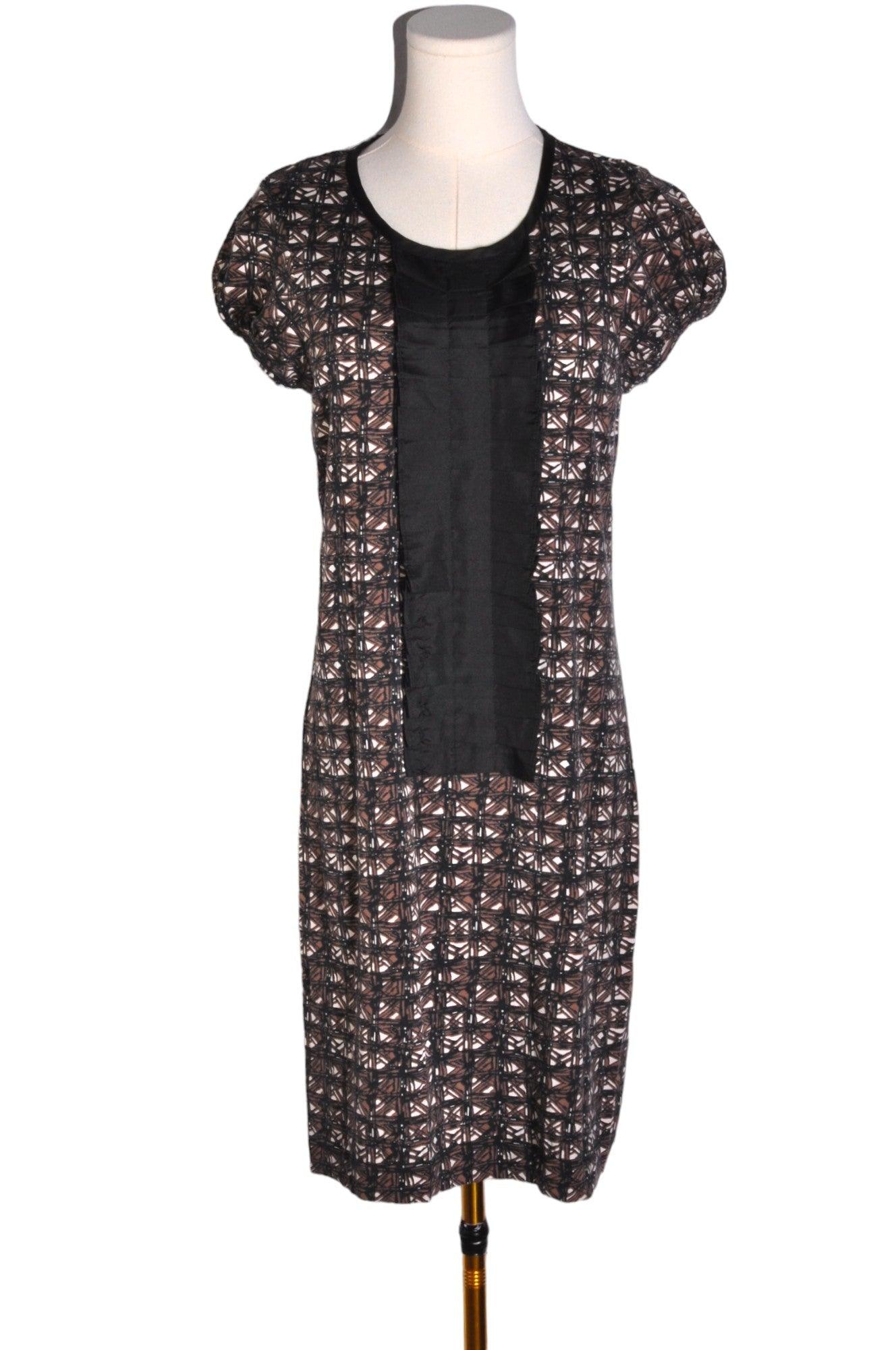 BANANA REPUBLIC Stylish Women's Black Shift Dress - Regular Fit, Size M