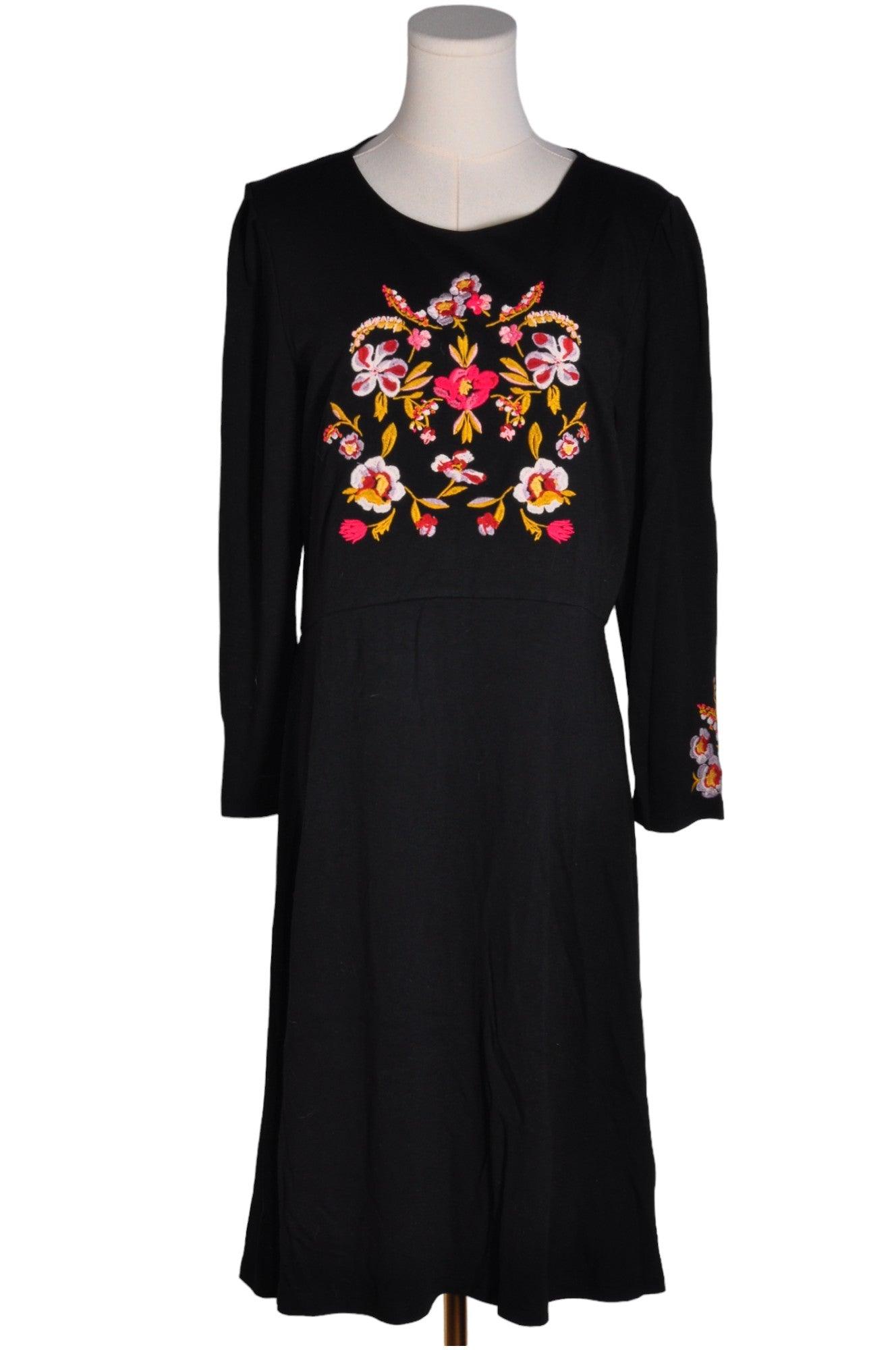 LOFT Women's Elegant Black Regular-Fit Size 10 Maxi Dresses