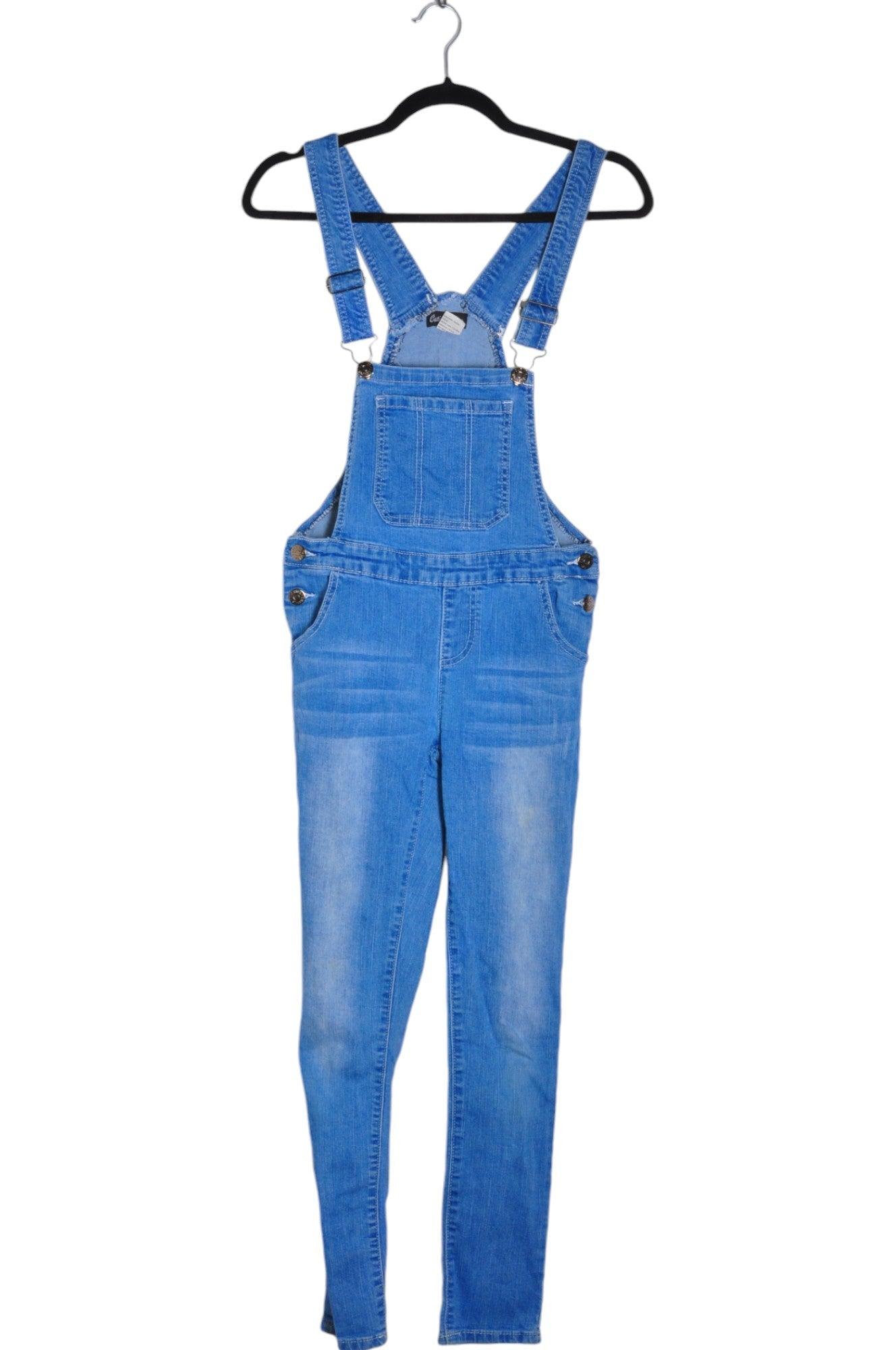 Stylish CUTIE'S FASHION Women's Blue Regular Fit Overalls - Size 12