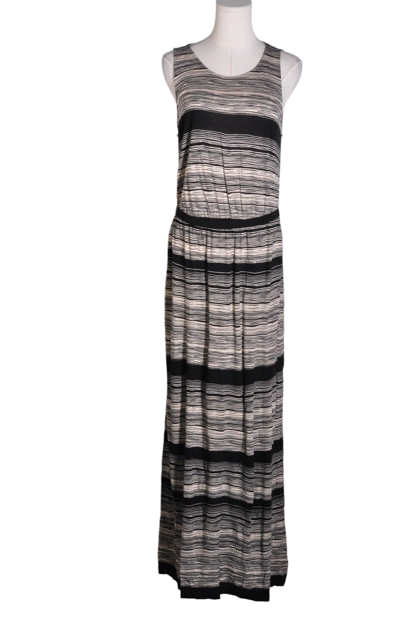 LOFT Stylish Women's Black Maxi Dress in Regular Fit - Size L
