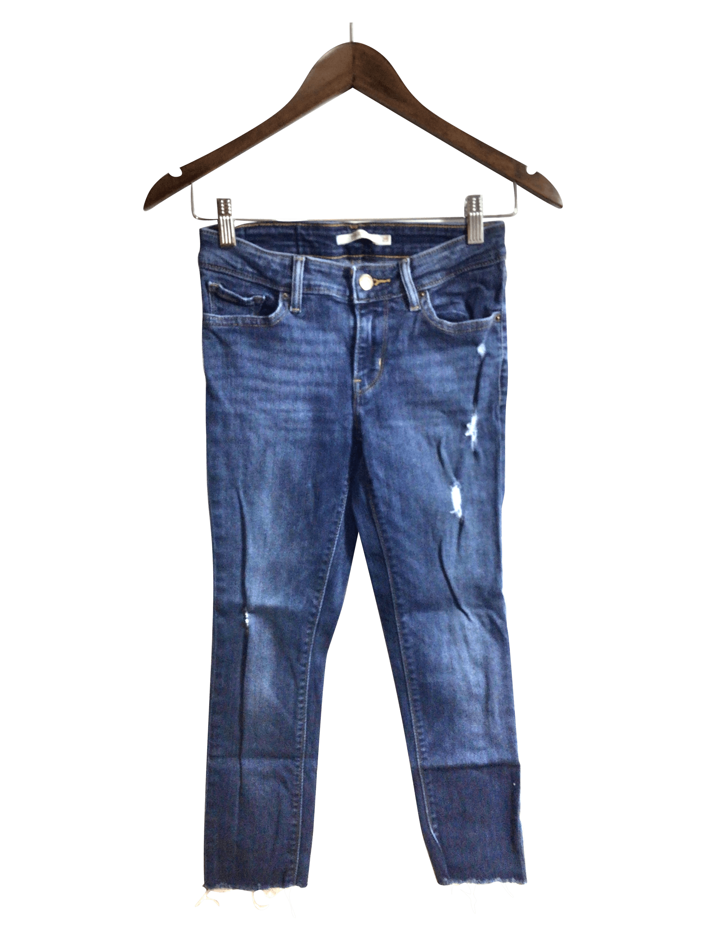 LEVI'S Second Hand Women's Blue Regular Fit Straight-Legged Jeans - Size 25