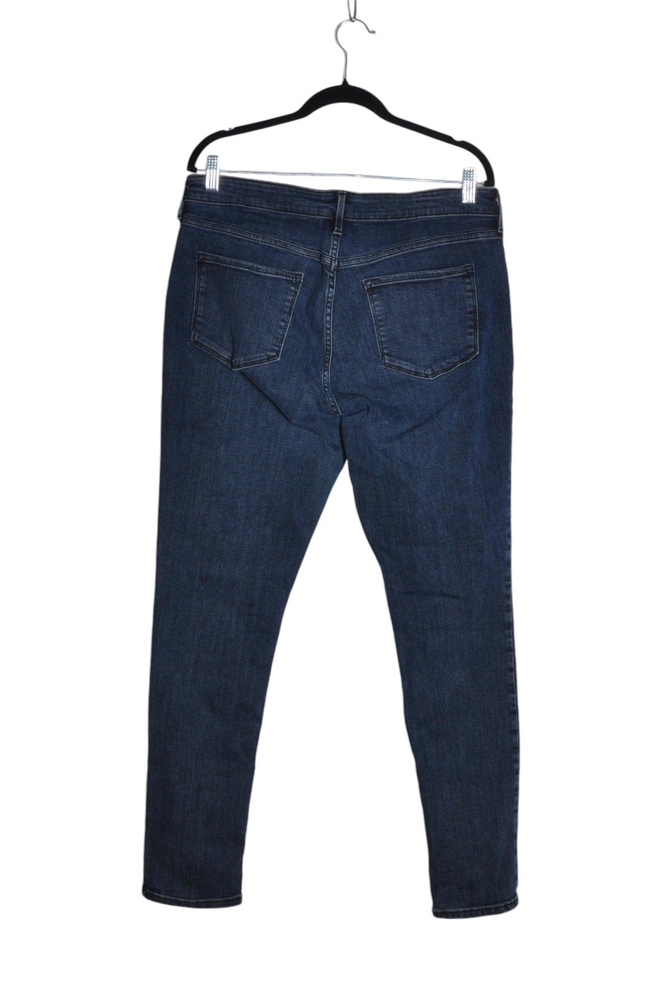 OLD NAVY Second-Hand Women's Blue Regular-Fit Straight-Legged Jeans - Size 16
