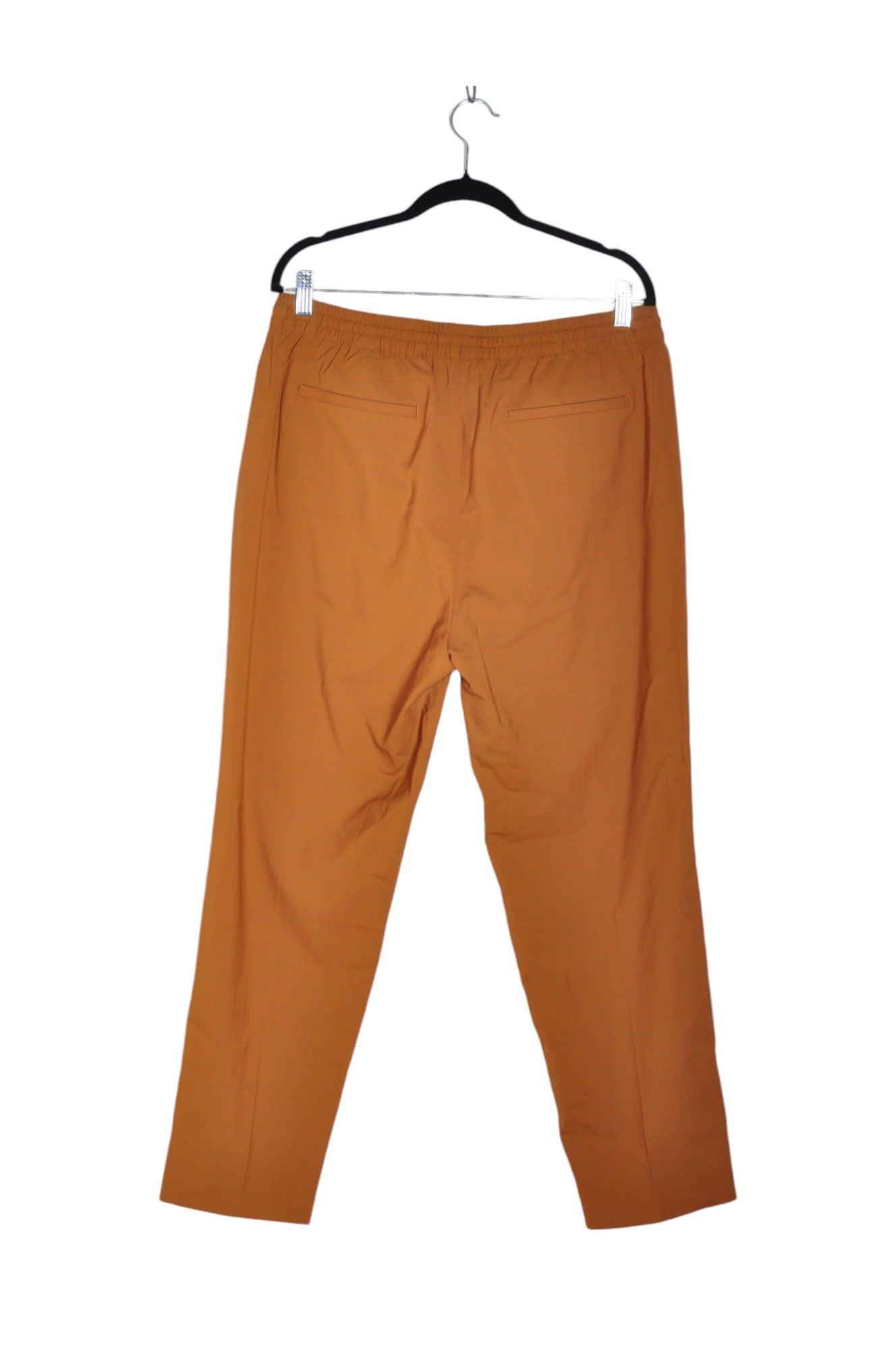 BANANA REPUBLIC Stylish Women's Brown Regular-Fit Work Pants - Size L