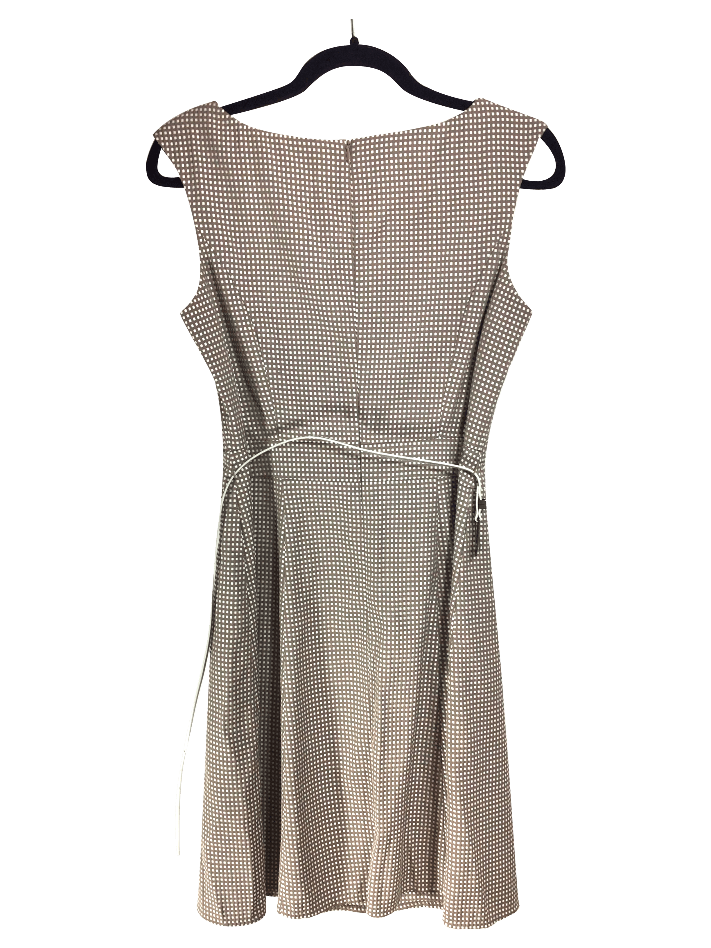 COMMA Stylish Women's Brown Wrap Dress - Regular Fit, Size 34