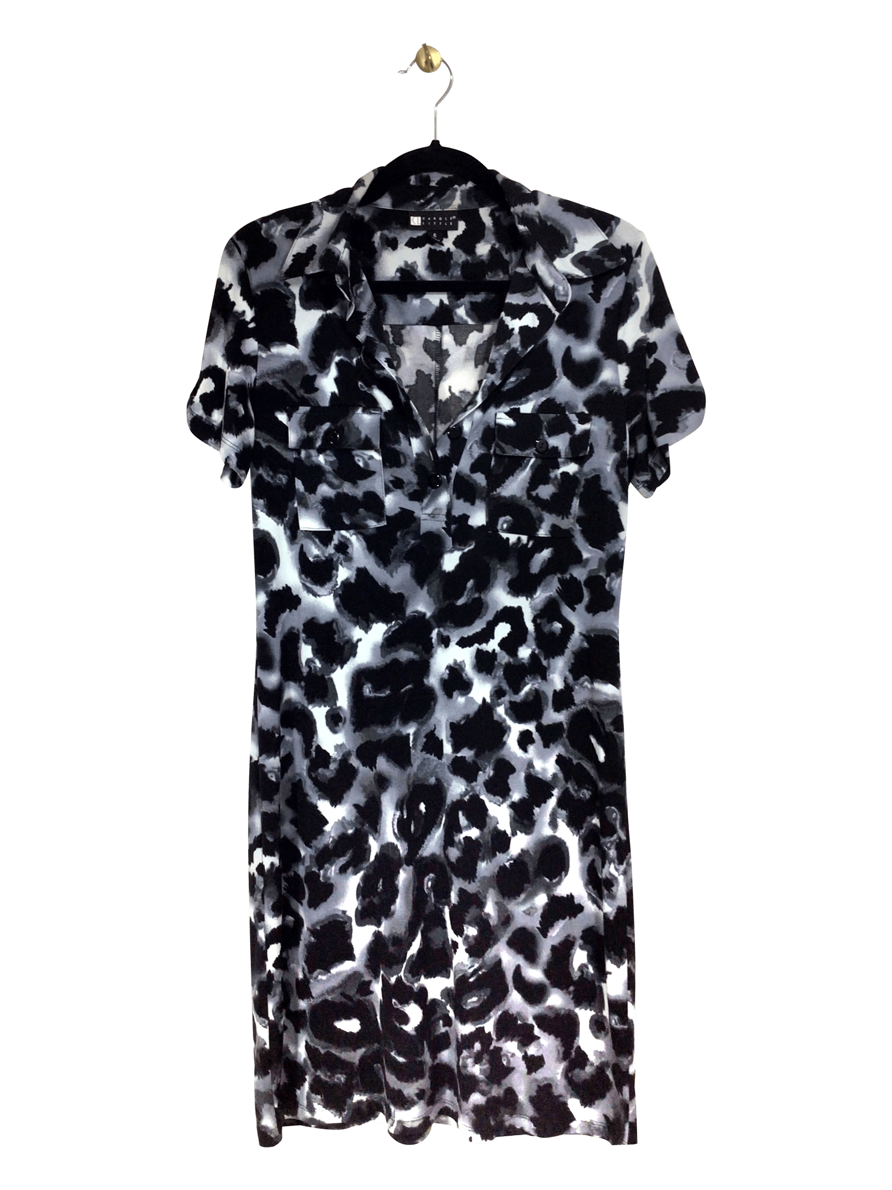 CAROLE LITTLE Stylish Blue Regular Fit Midi Dress - Size 6