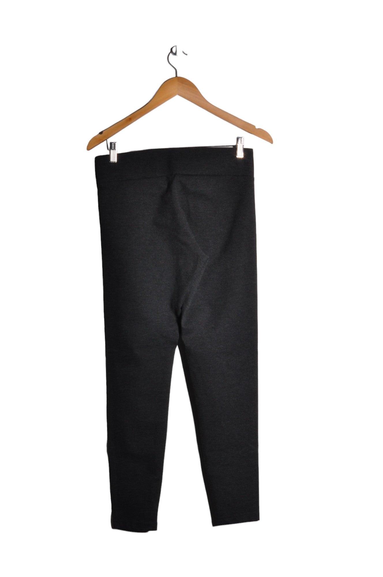 Stylish LOFT Women's Gray Regular-Fit Activewear Leggings - Size S