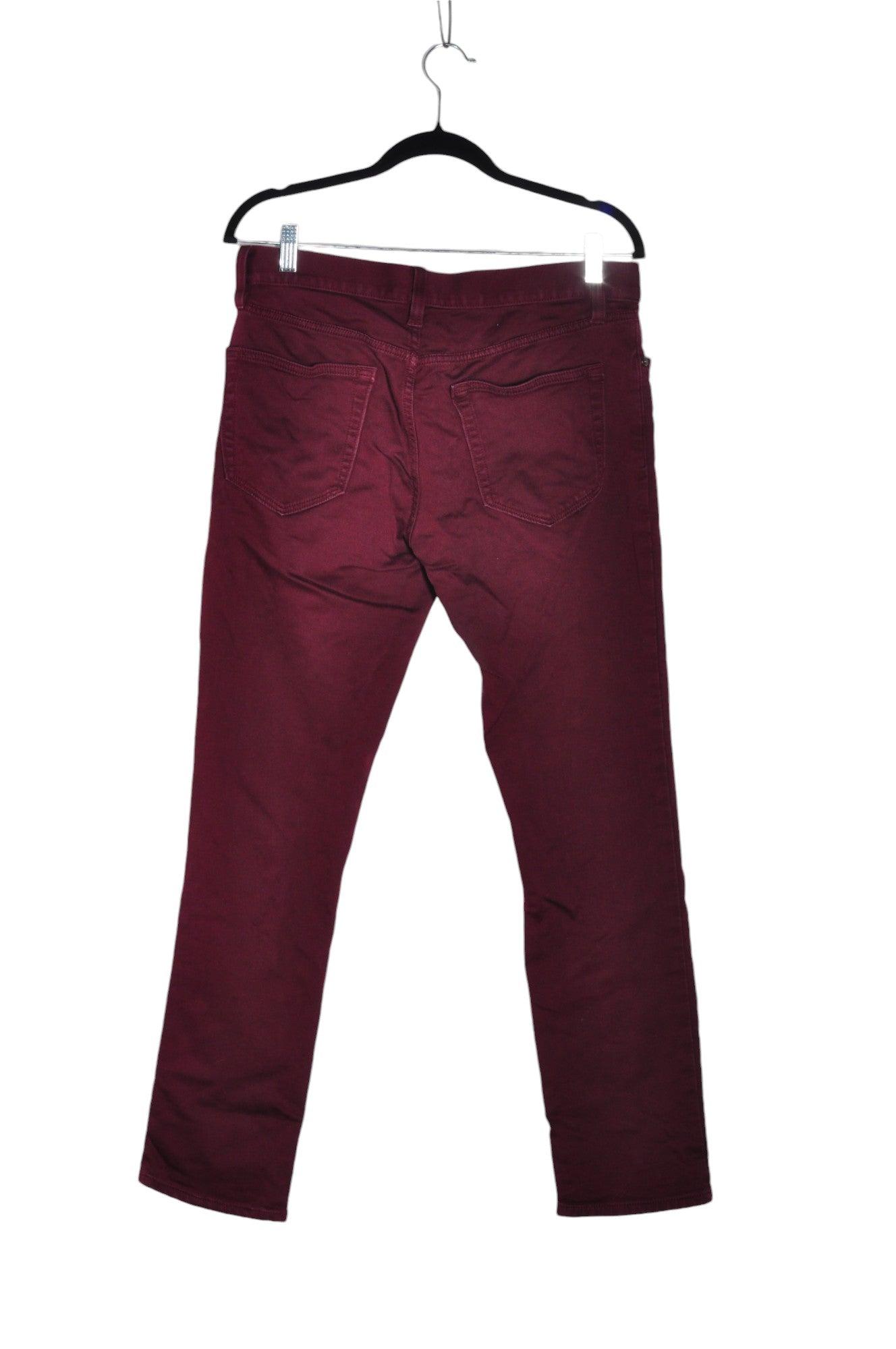 Stylish BANANA REPUBLIC Women's Regular Fit Red Straight-Legged Jeans - Size 31X30