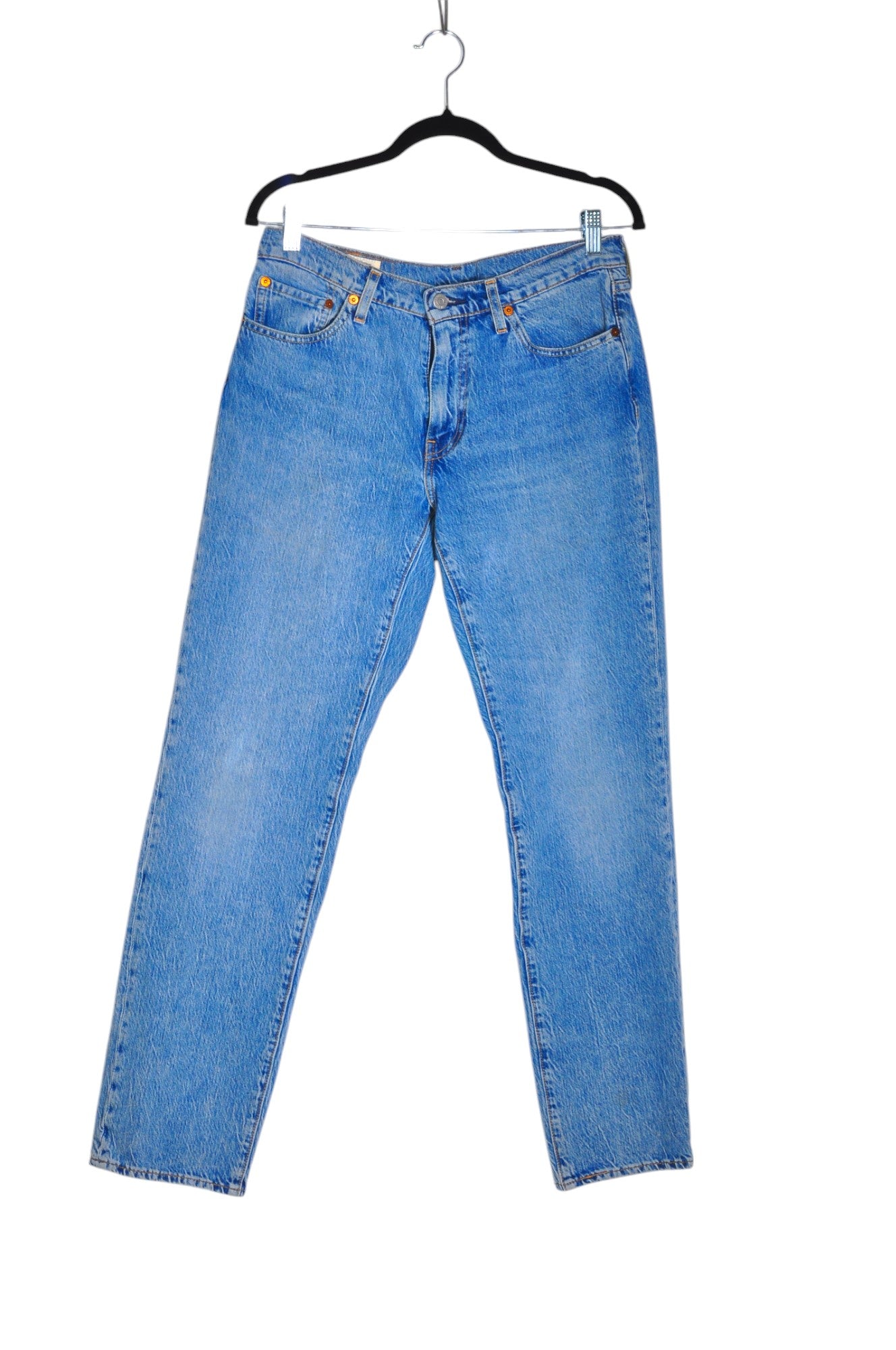 LEVI'S Second Hand Blue Women's Regular Fit Straight-Legged Jeans - Size 30