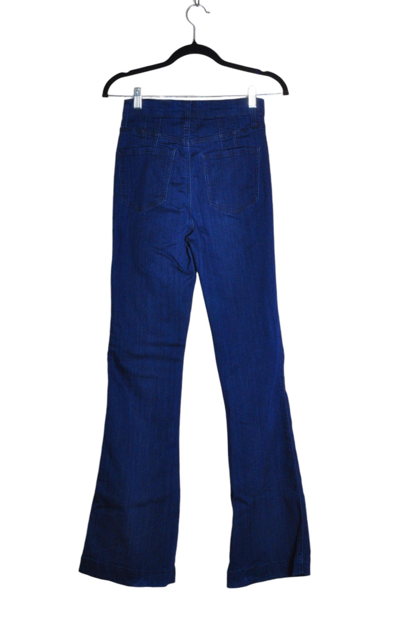 FASHION NOVA Stylish Blue Regular Fit Second - Hand Women's Straight - Legged Jeans Size 5