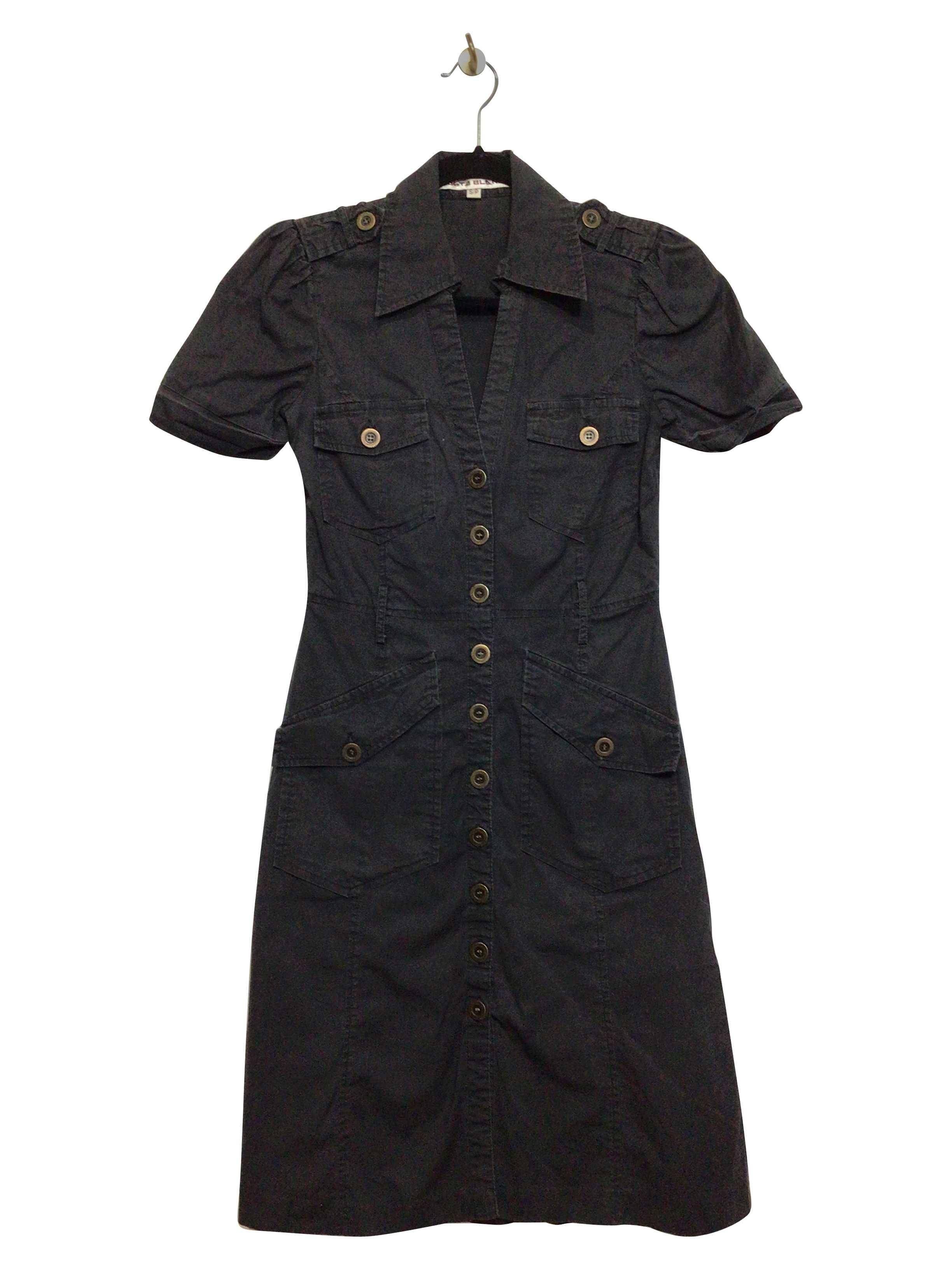Stylish COSTA BLANCA Regular Fit Black Midi Dress - Size S