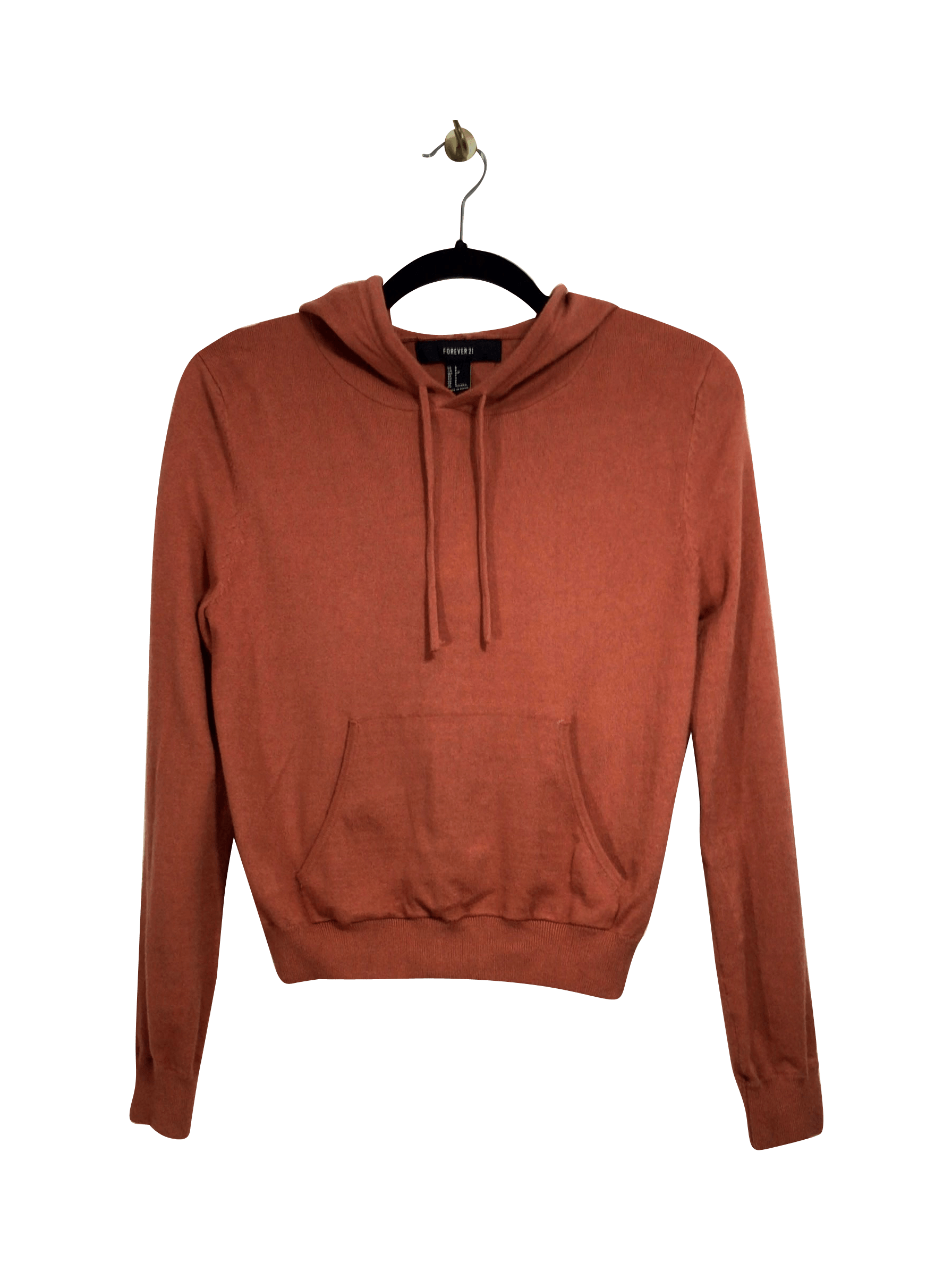 FOREVER 21 Stylish Regular Fit Red Sweatshirt - Size S