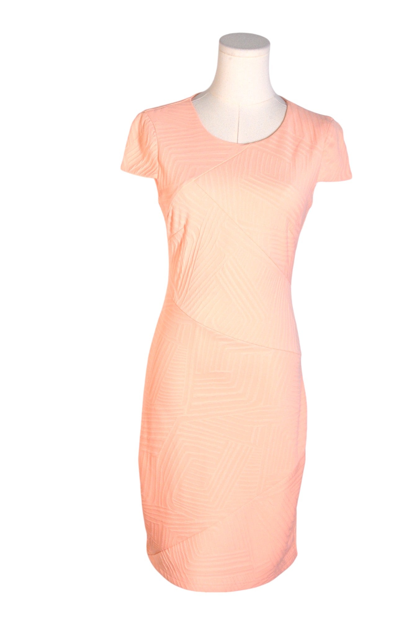 MM COUTURE Chic Women's Pink Regular-Fit Sheath Dress - Size XS