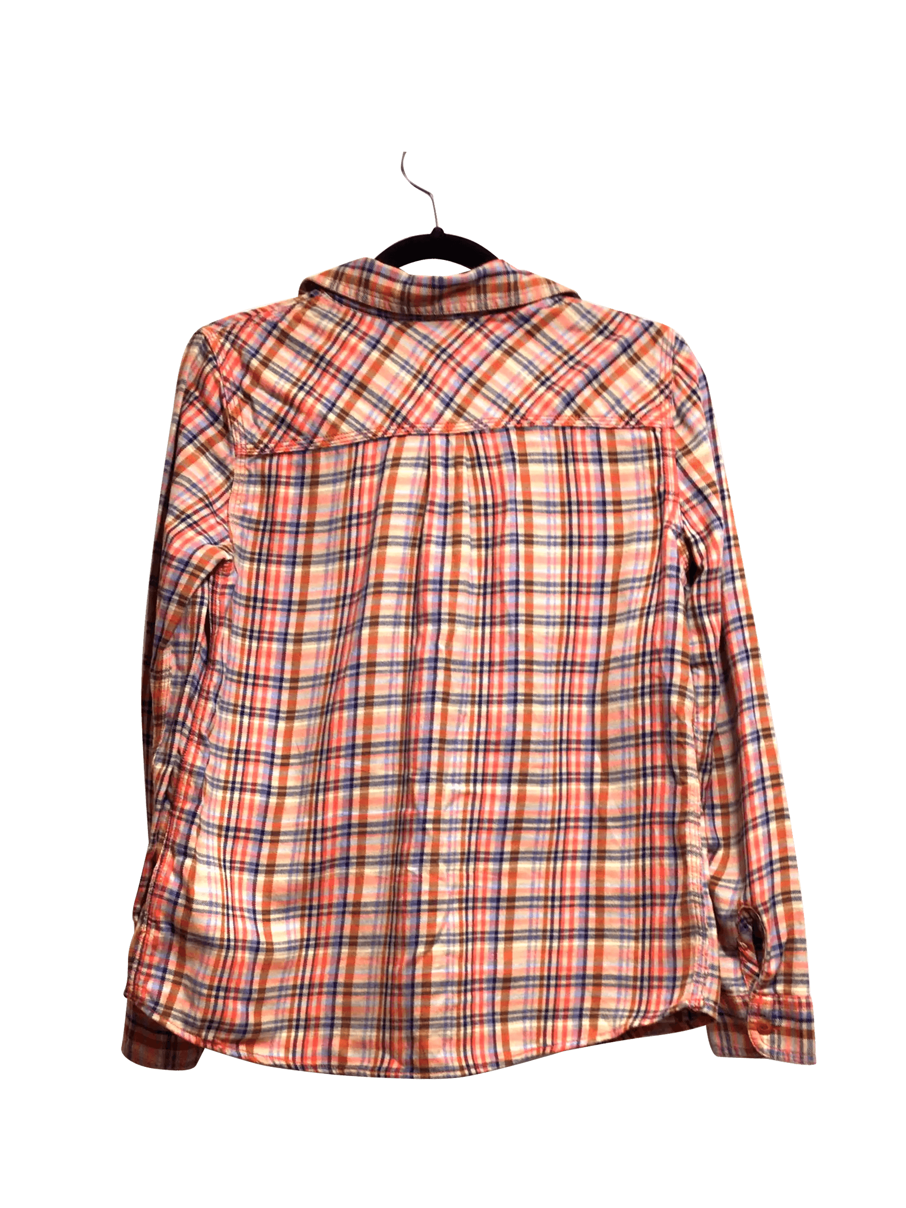 LEVI'S Stylish Orange Regular Fit Button-down Long Sleeve Top - Size S