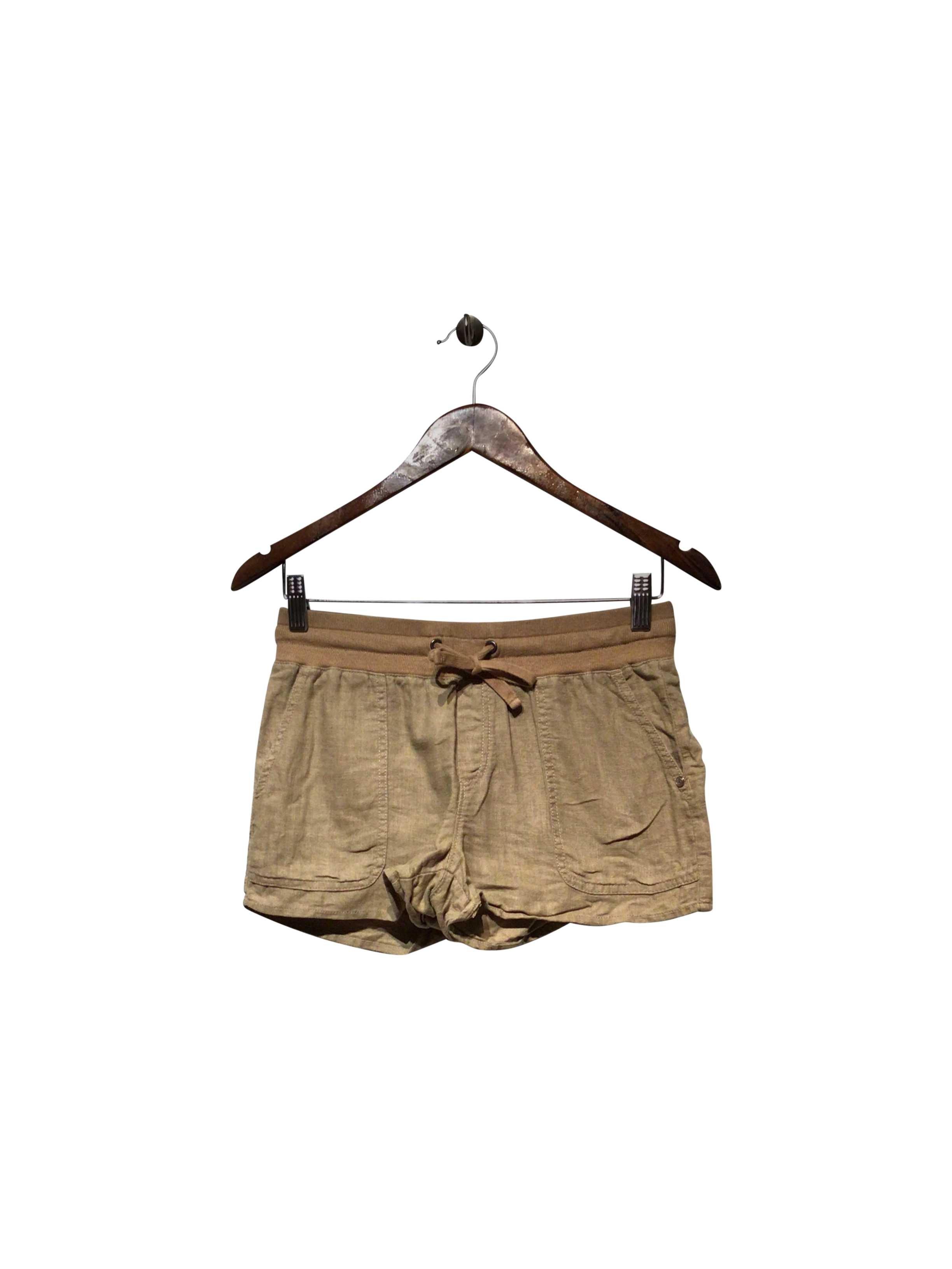 ORB Stylish Regular Fit Brown Pant Shorts - Size S