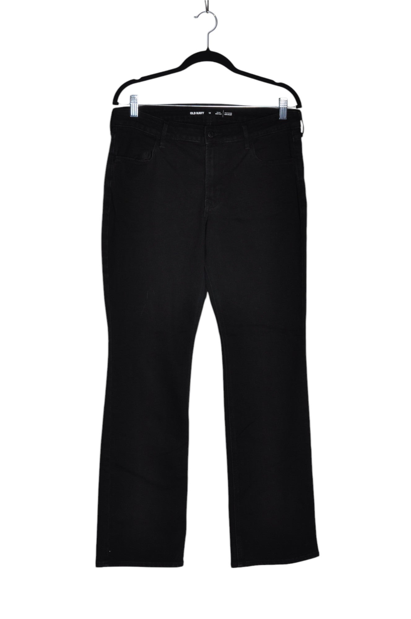 OLD NAVY Stylish Women's Regular Fit Black Work Pants - Size 12
