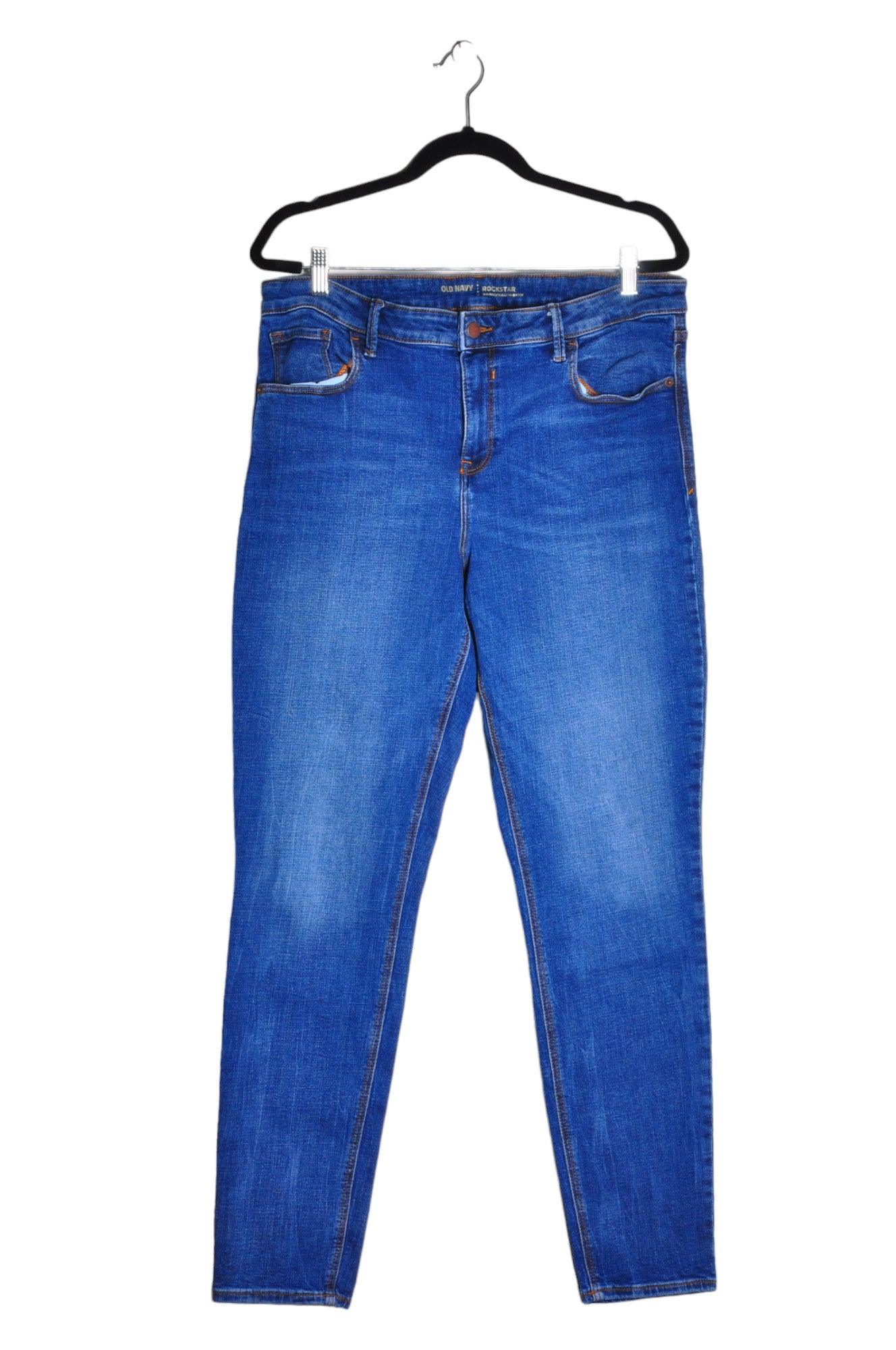 OLD NAVY Women Straight-Legged Jeans Regular fit in Blue - 16
