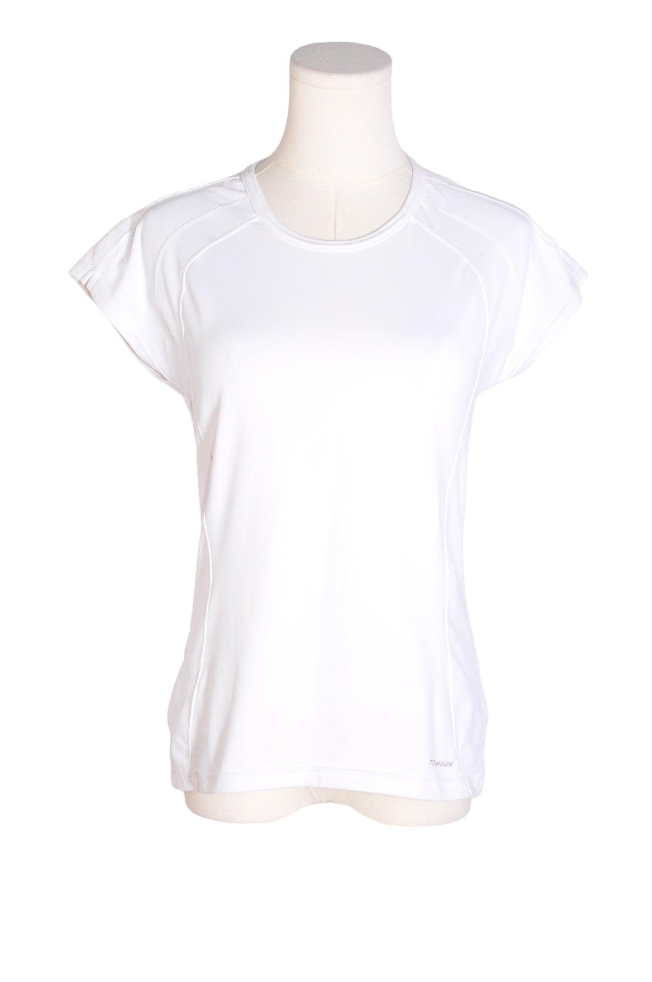 COLUMBIA Stylish Women's White Regular Fit T - Shirts - Size M