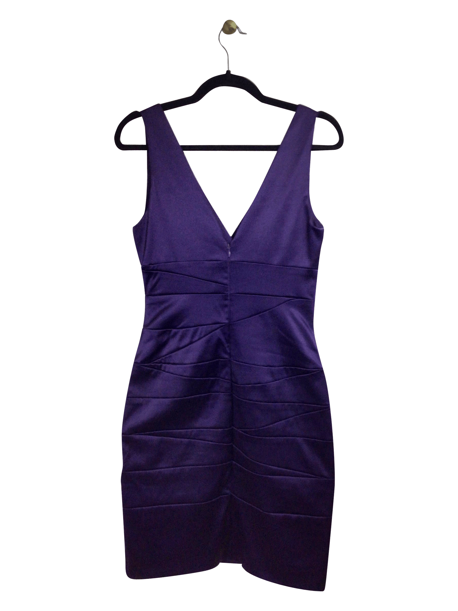 CHATEAU Stylish Purple Regular Fit Bodycon Dress - Size S