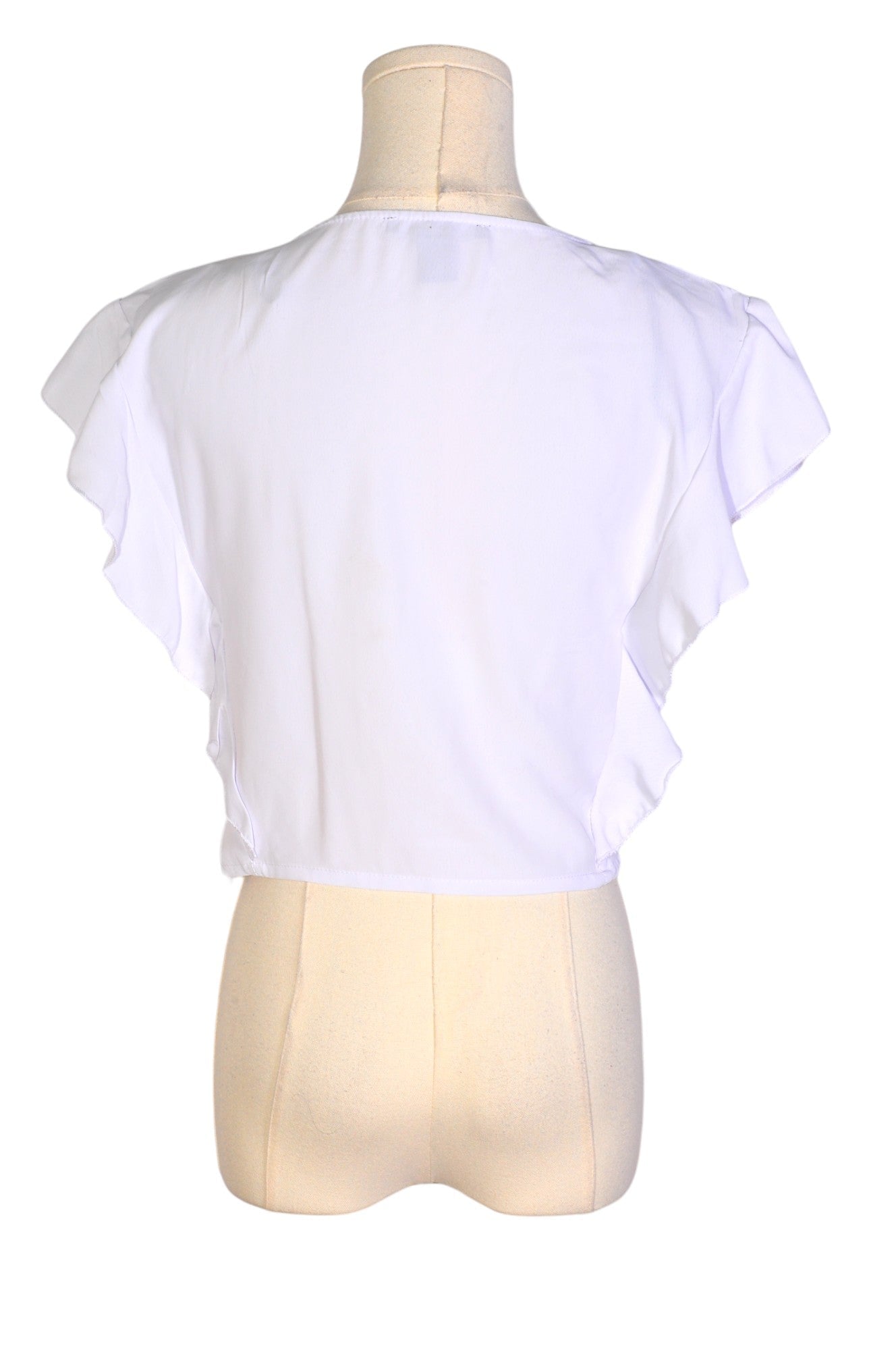 FOREVER 21 Stylish Women's White Regular-Fit Blouses - Size M