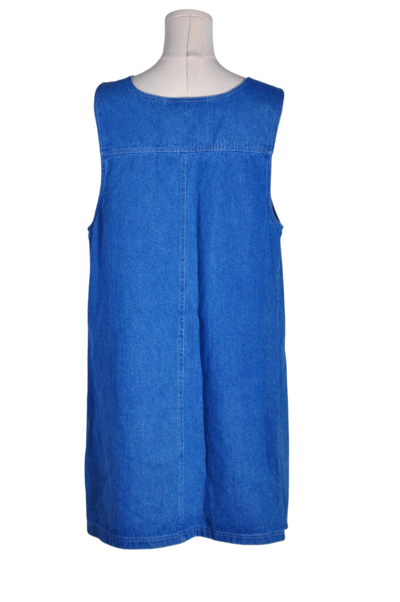 LEVI'S Second Hand Women's Blue Regular Fit Drop Waist Dress - Size L