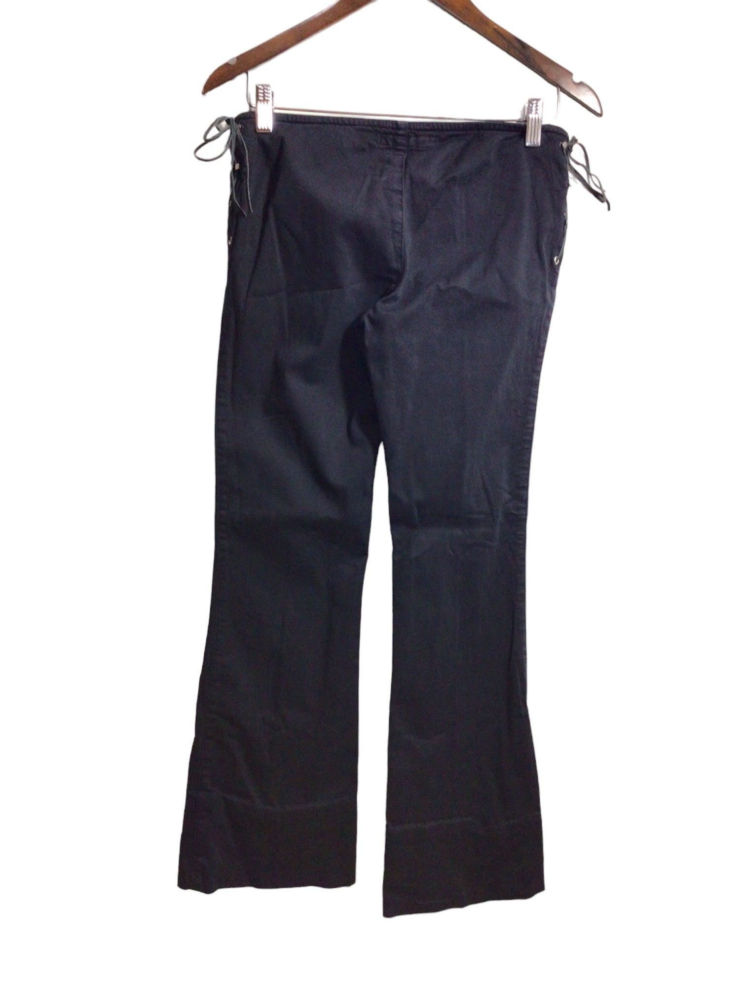 Stylish MISS SIXTY Women's Black Regular Fit Work Pants - Size 28