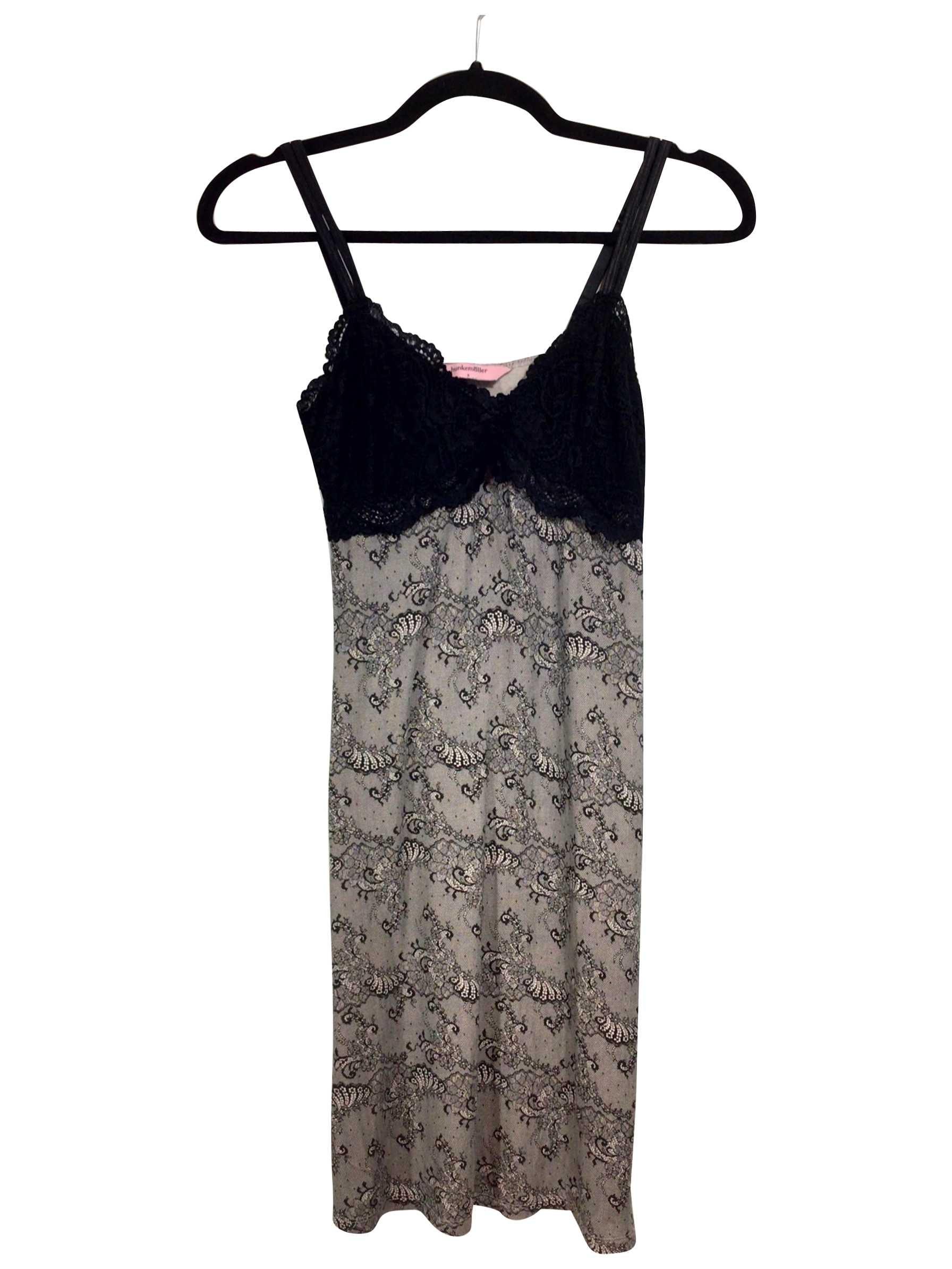 HUNKEMOLLER Stylish Regular Fit Gray Night Wear - Size S