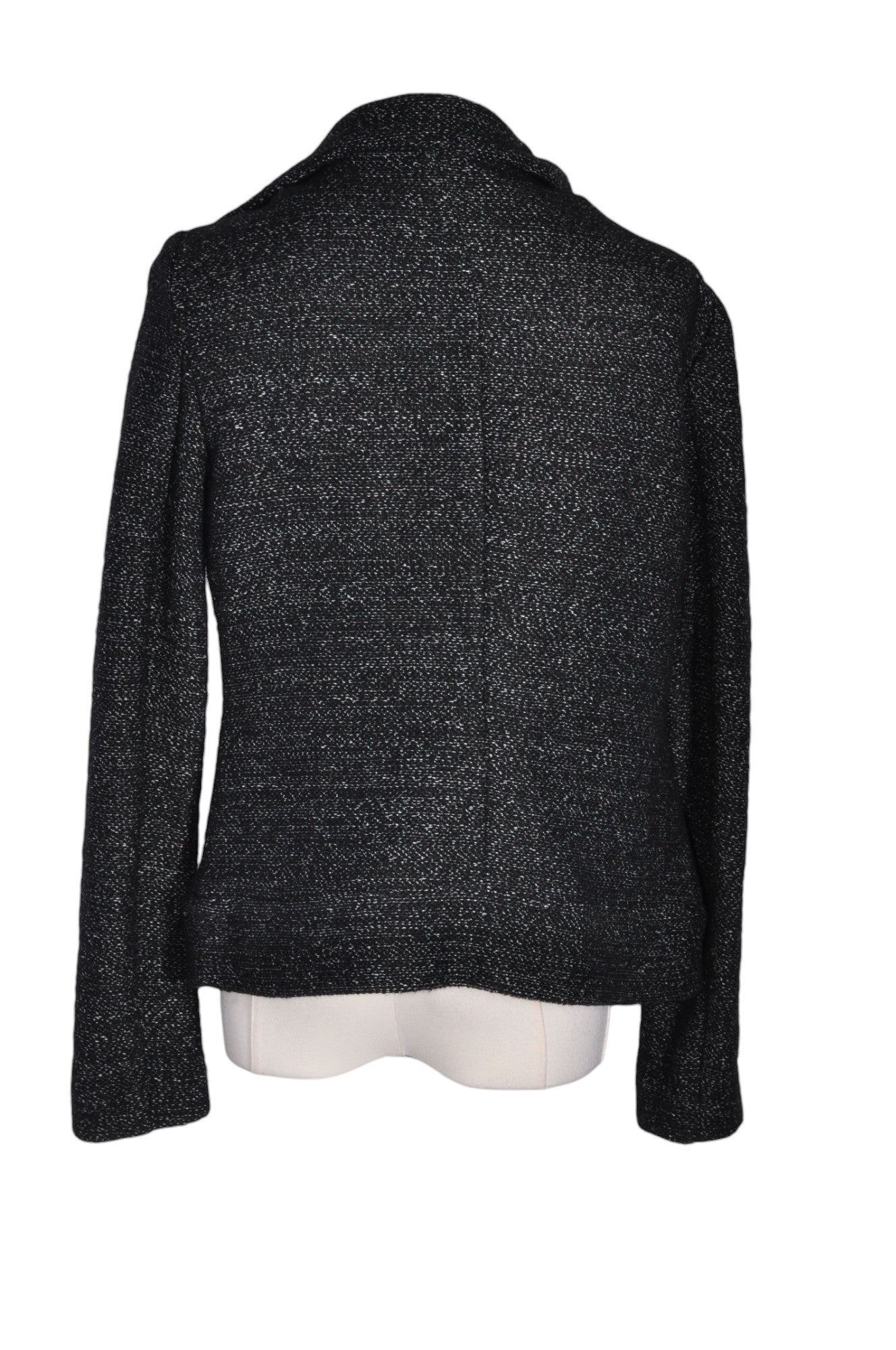 Stylish LOFT Women's Gray Regular-Fit Cardigan - Size S
