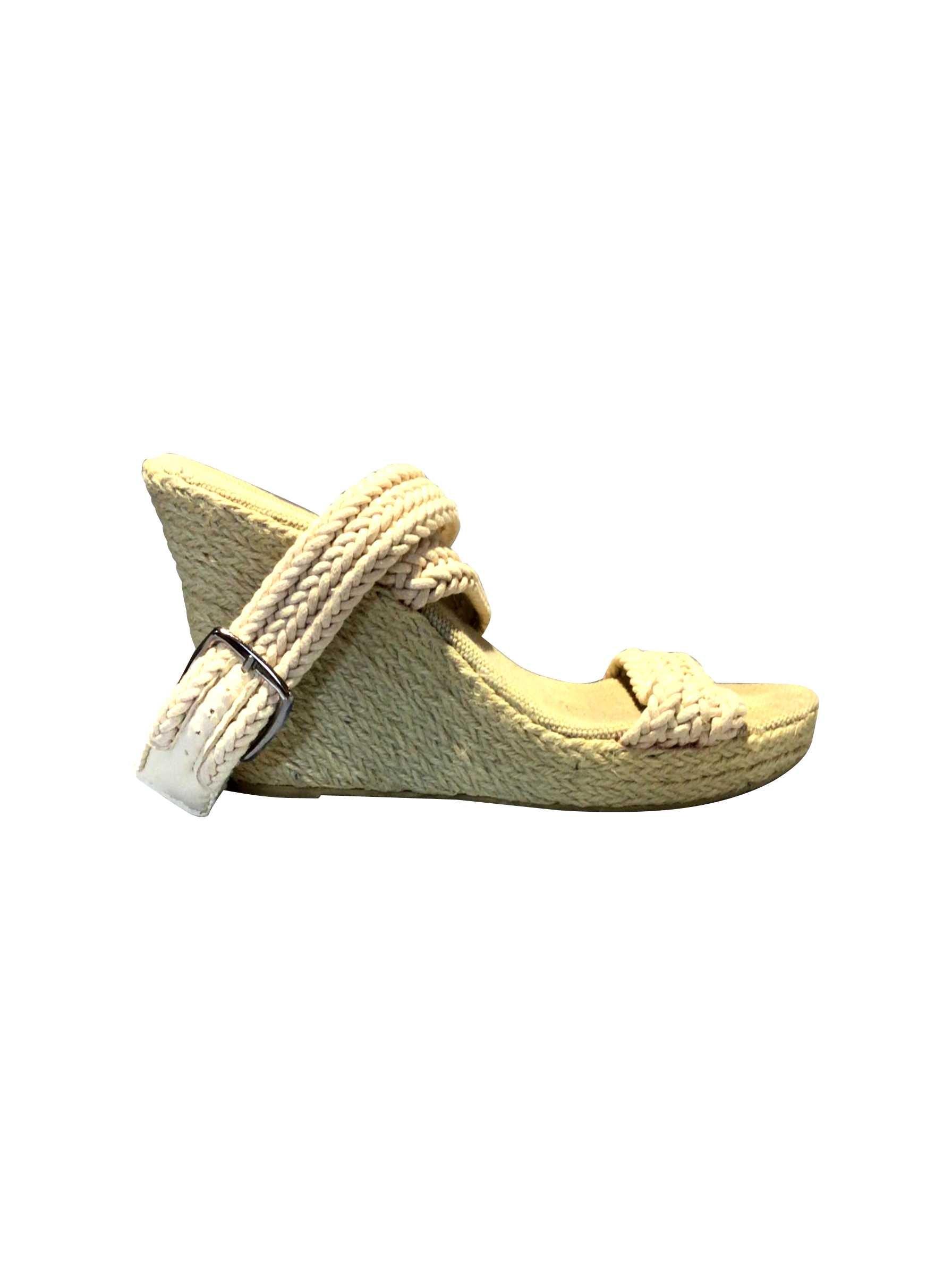 CHARLES ALBERT Stylish Regular Fit Beige Wedges - Size 8