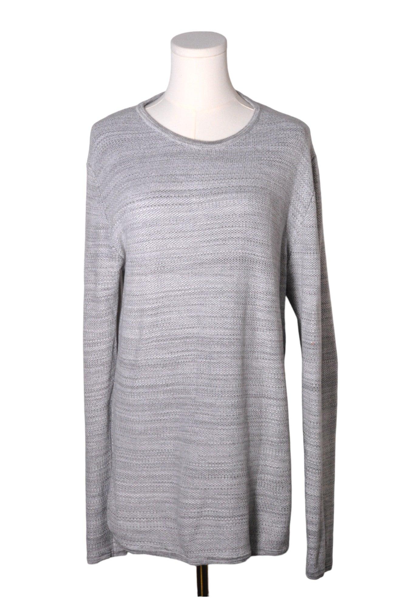 Stylish MINIMUM Second - Hand Men's Gray Regular - Fit Long - Sleeve T - Shirt in Size M