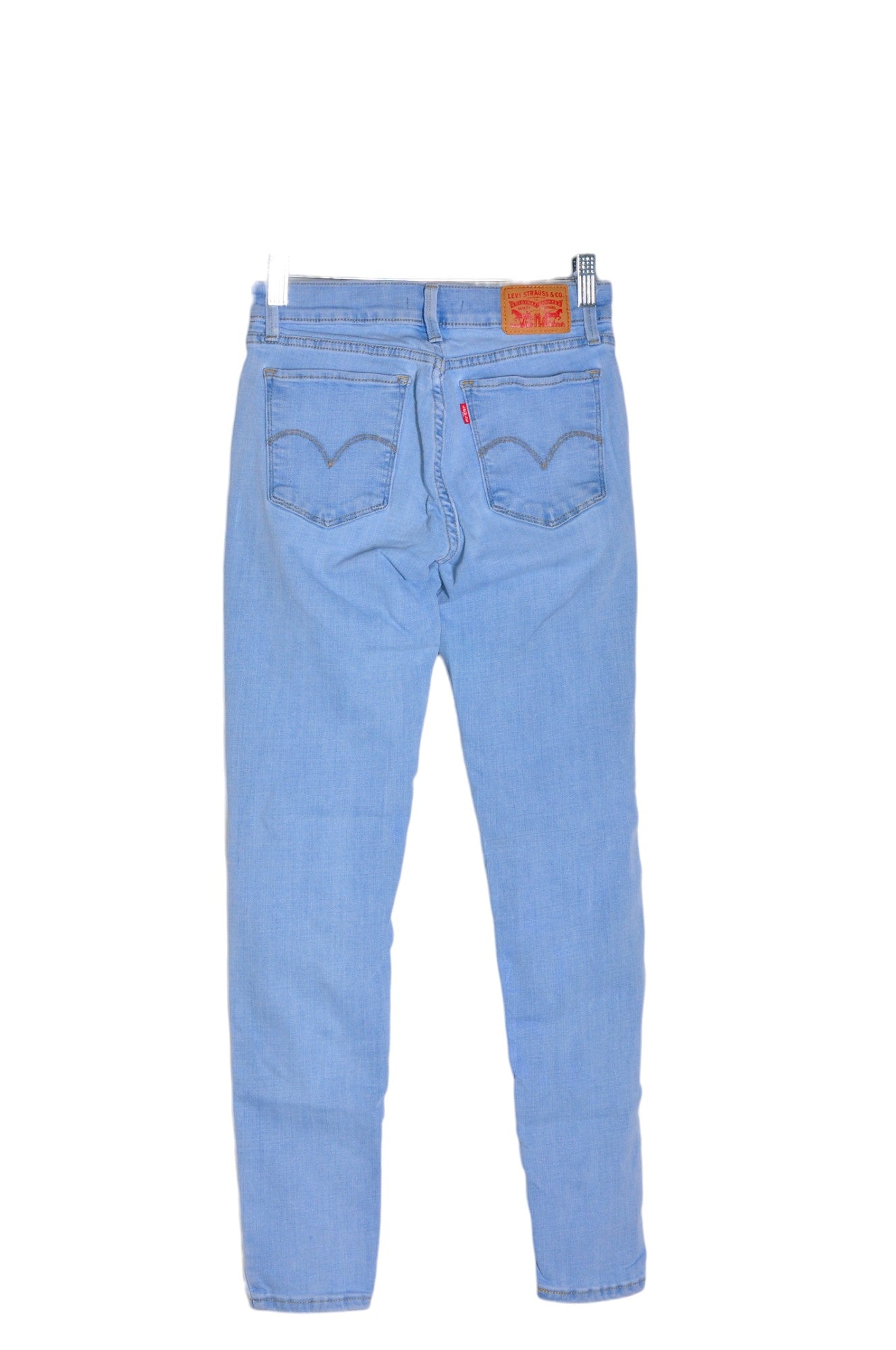 LEVI'S Second Hand Blue Regular Fit Women's Straight-Legged Jeans - Size 27