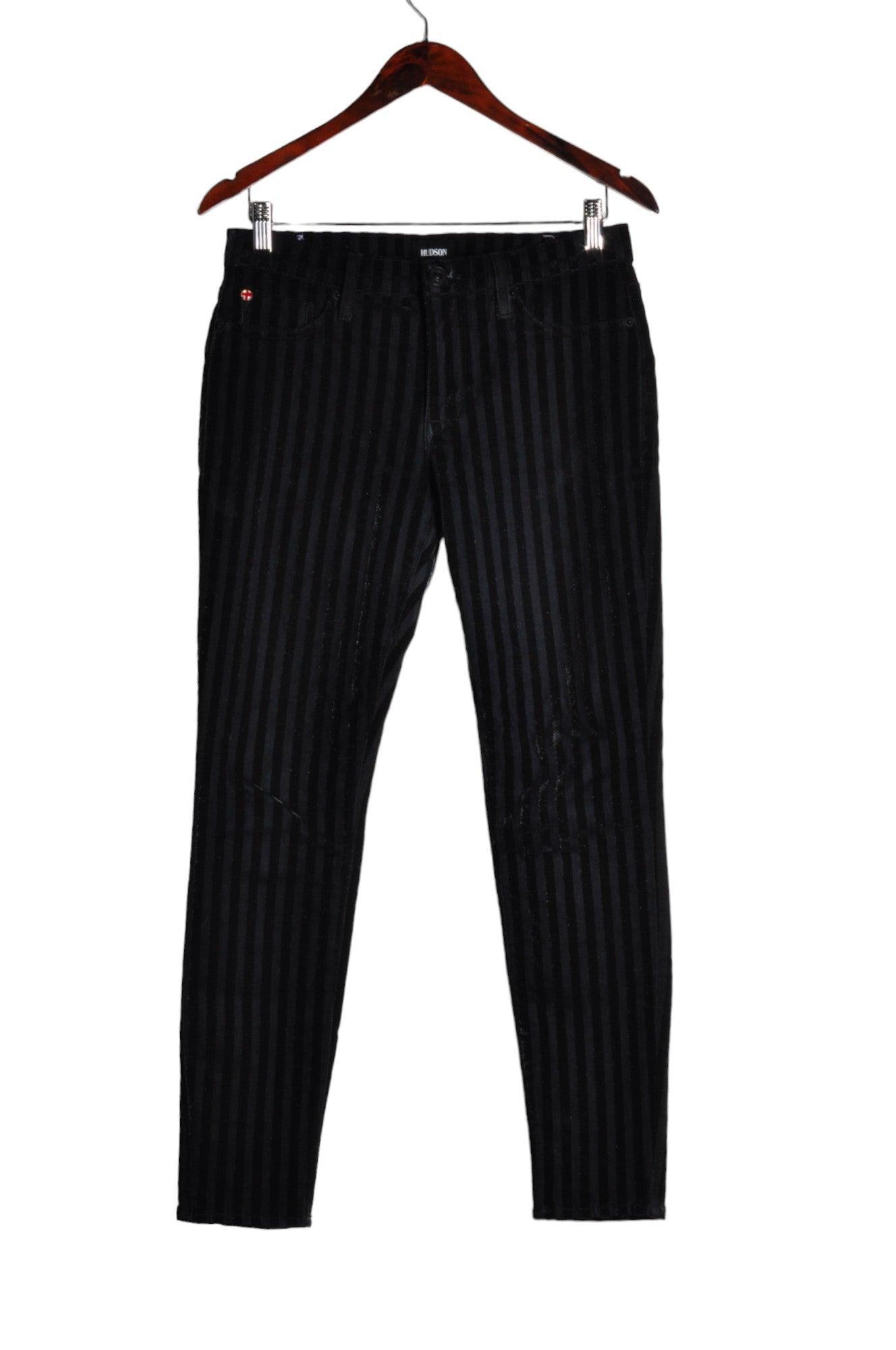 HUDSON Stylish Women's Regular Fit Black Work Pants - Size 27
