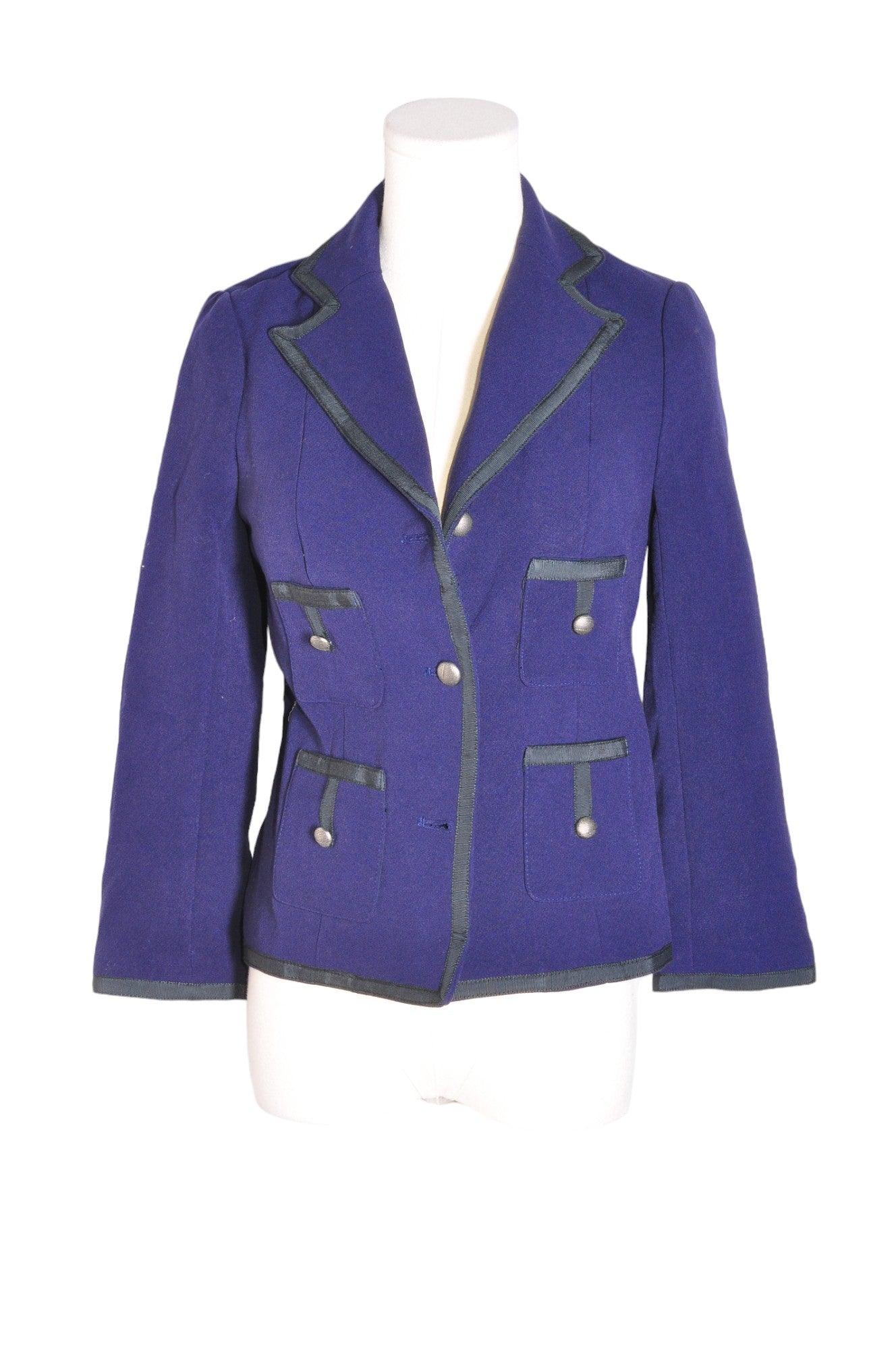 CARTONNIER Second - Hand Regular Fit Blue Blazer - Size S