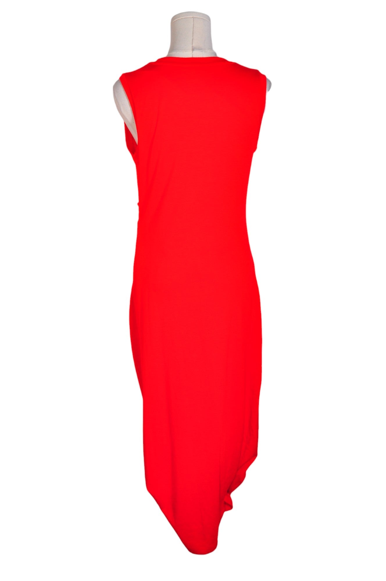 BANANA REPUBLIC Stylish Women's High Low Red Dress - Regular Fit, Size S