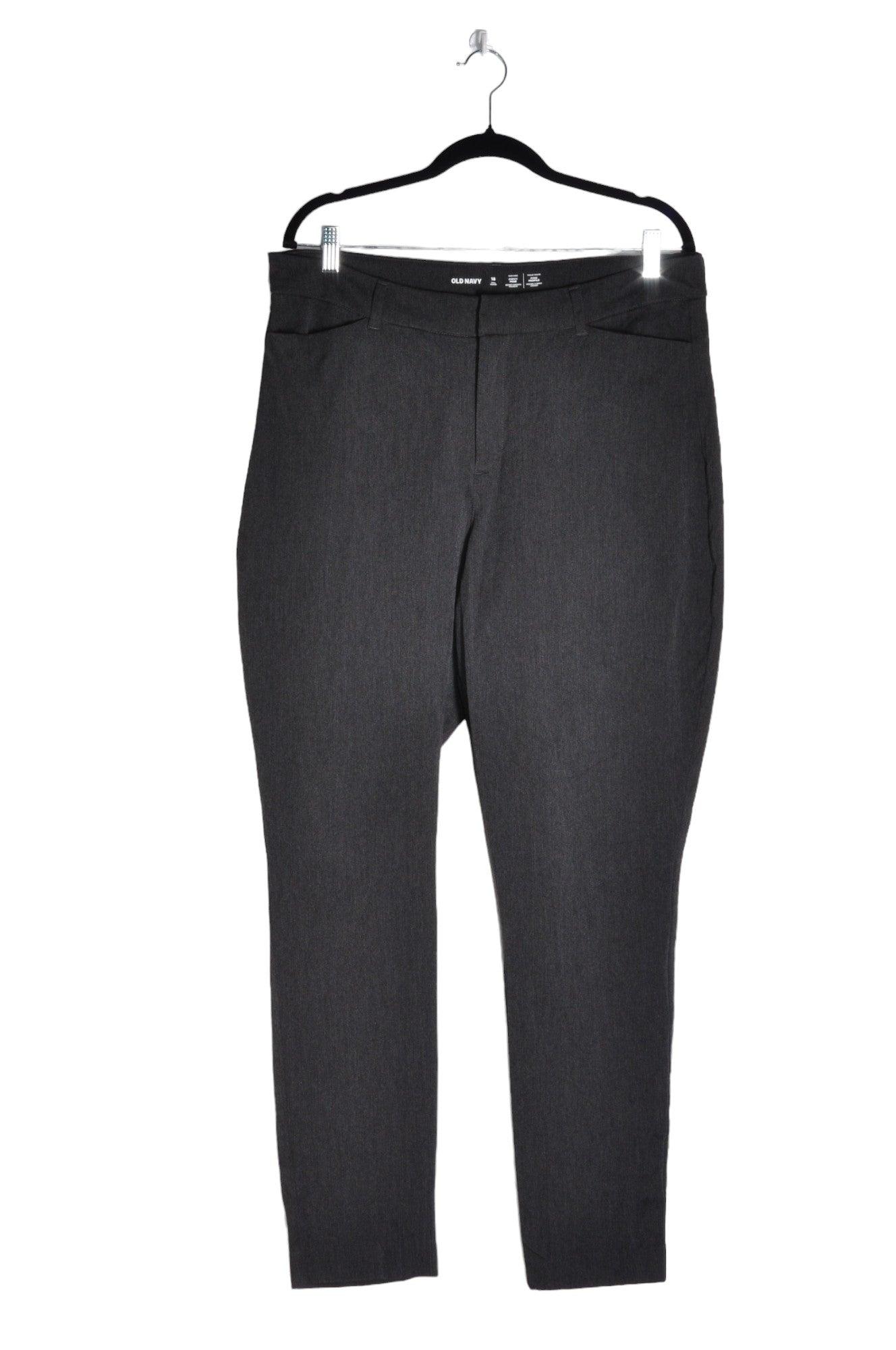 OLD NAVY Stylish Women's Gray Regular Fit Work Pants - Size 18