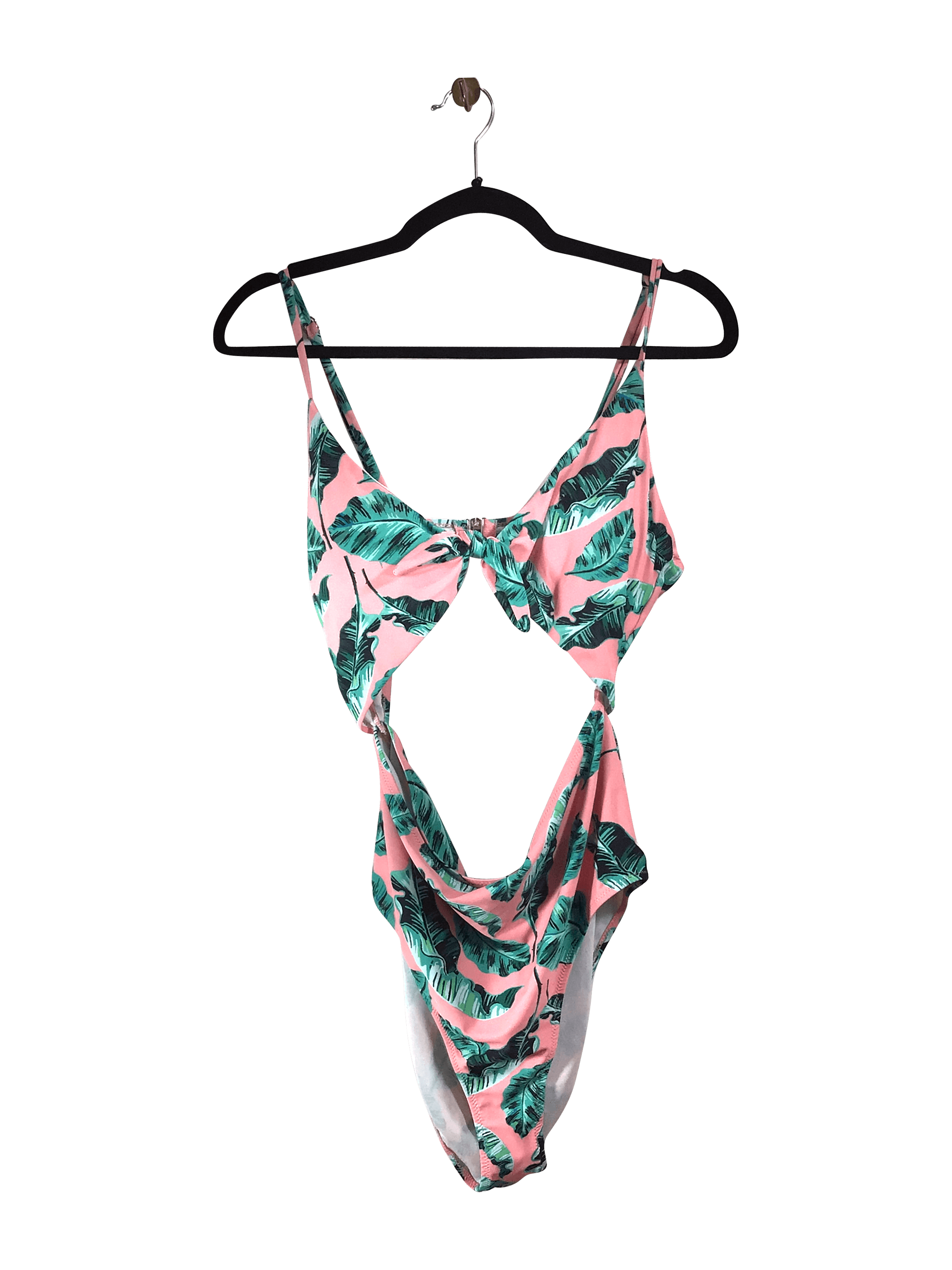 CUPSHE Stylish Women's One Piece Pink Swimsuit - Regular Fit, Size XL