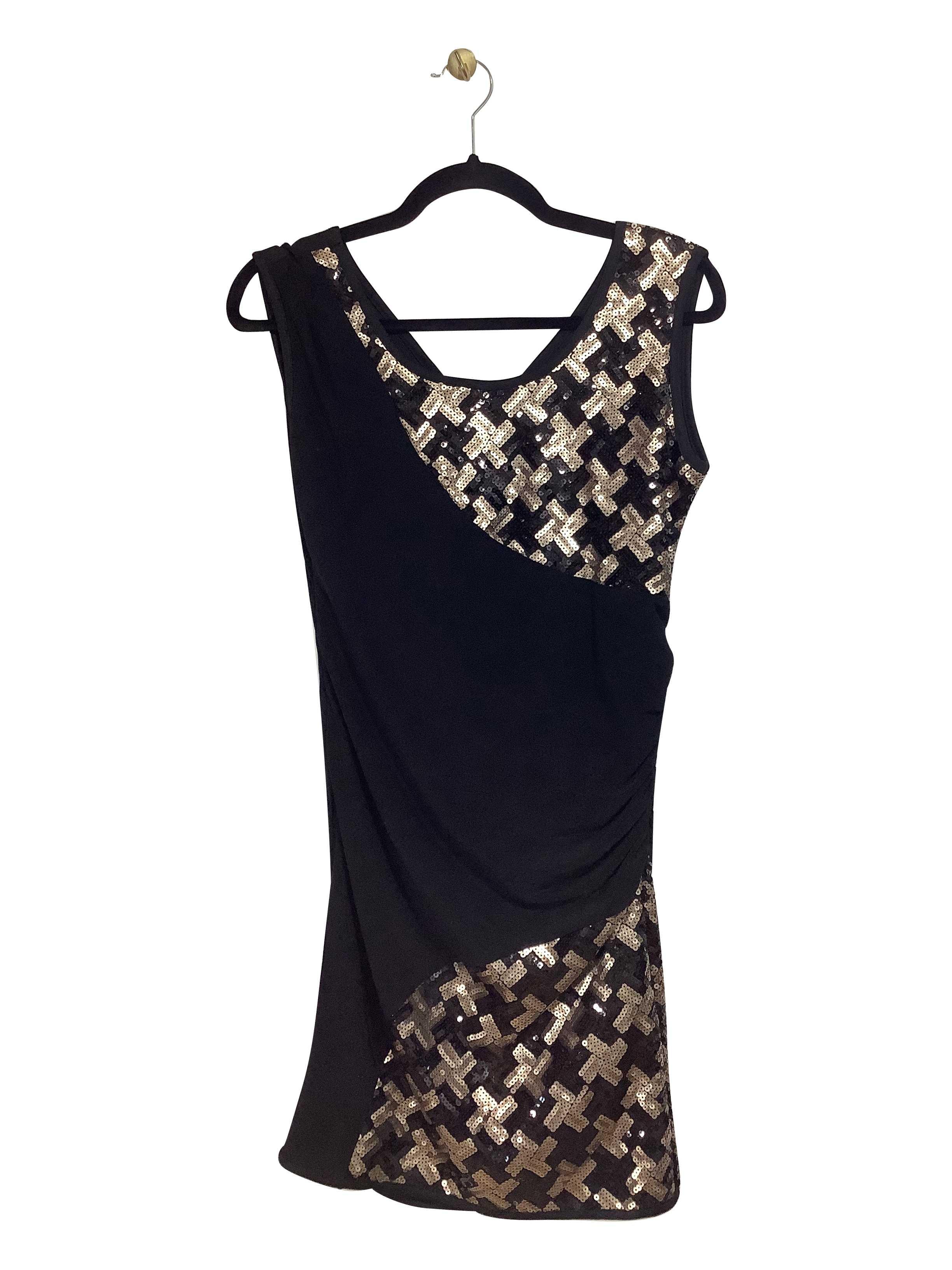 COLORI Black Regular Fit Second-Hand Mini Dress in Size M - Stylish and Timeless