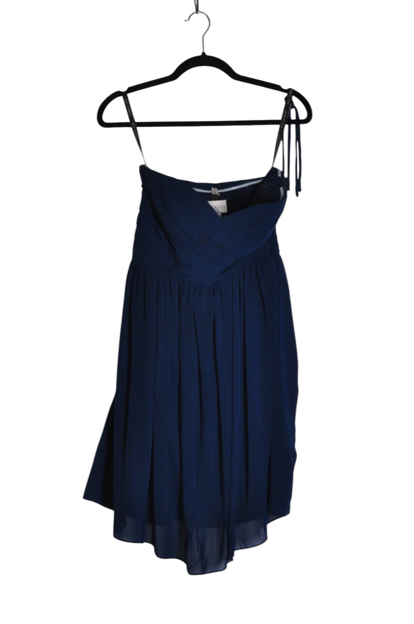Stylish LEVKOFF Women's Blue Regular-Fit Size 6 Mini Dress