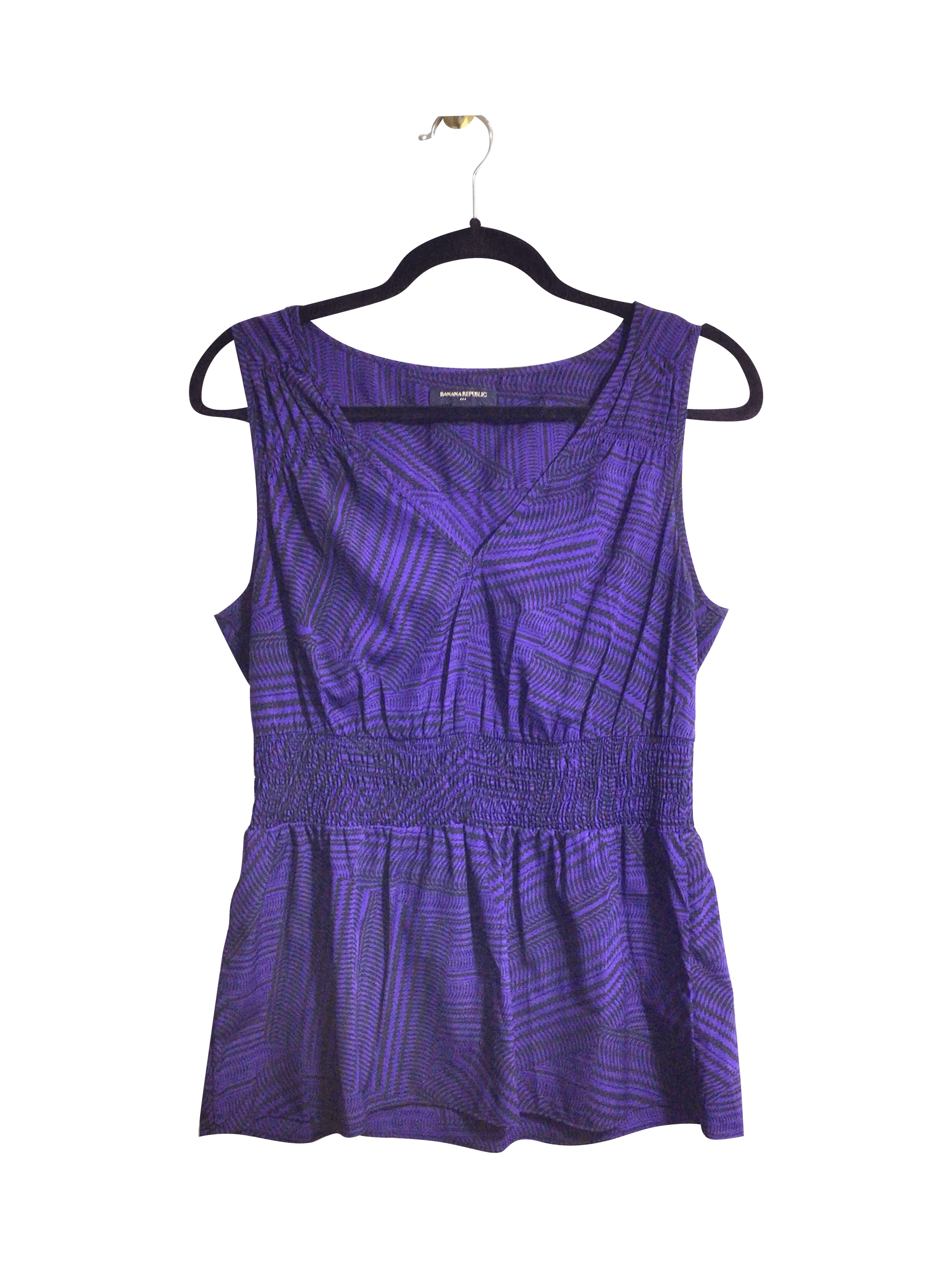 BANANA REPUBLIC Women's Stylish Purple Regular Fit Blouses - Size M