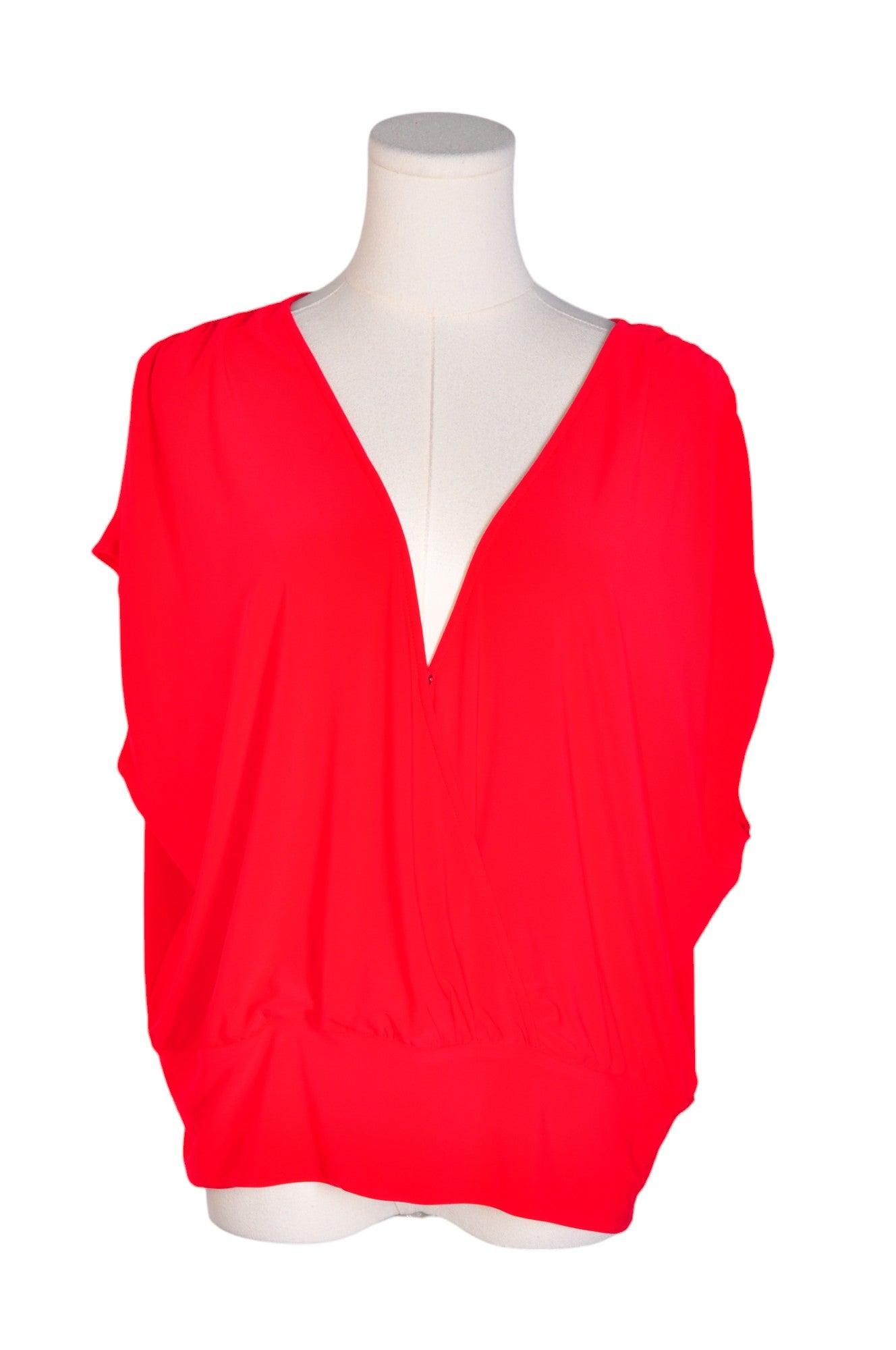 FOREVER 21 Stylish Red Regular Fit Second - Hand Women's Blouses in Size 0X