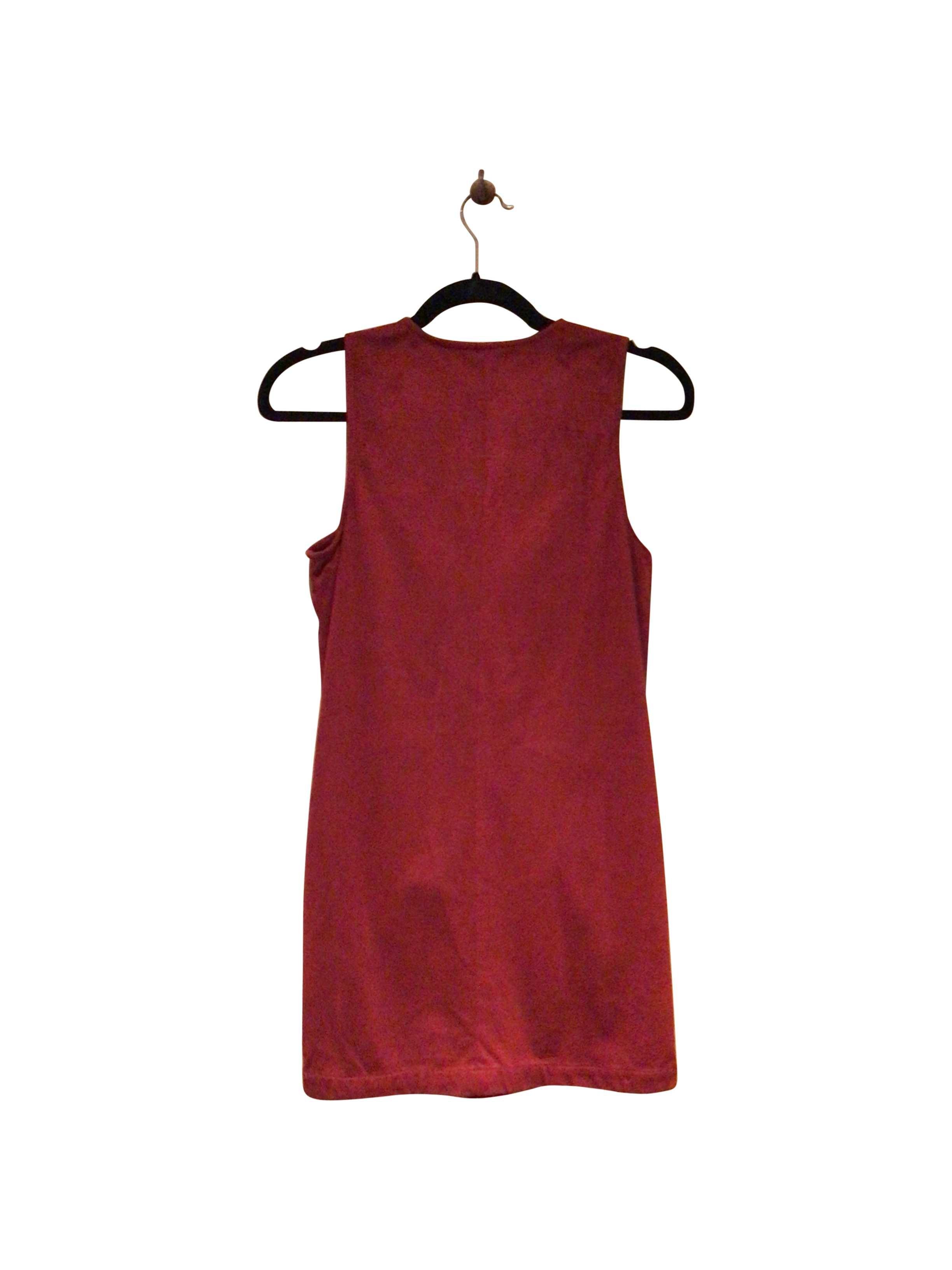 FOREVER 21 Stylish Regular Fit Red Midi Dress - Size S