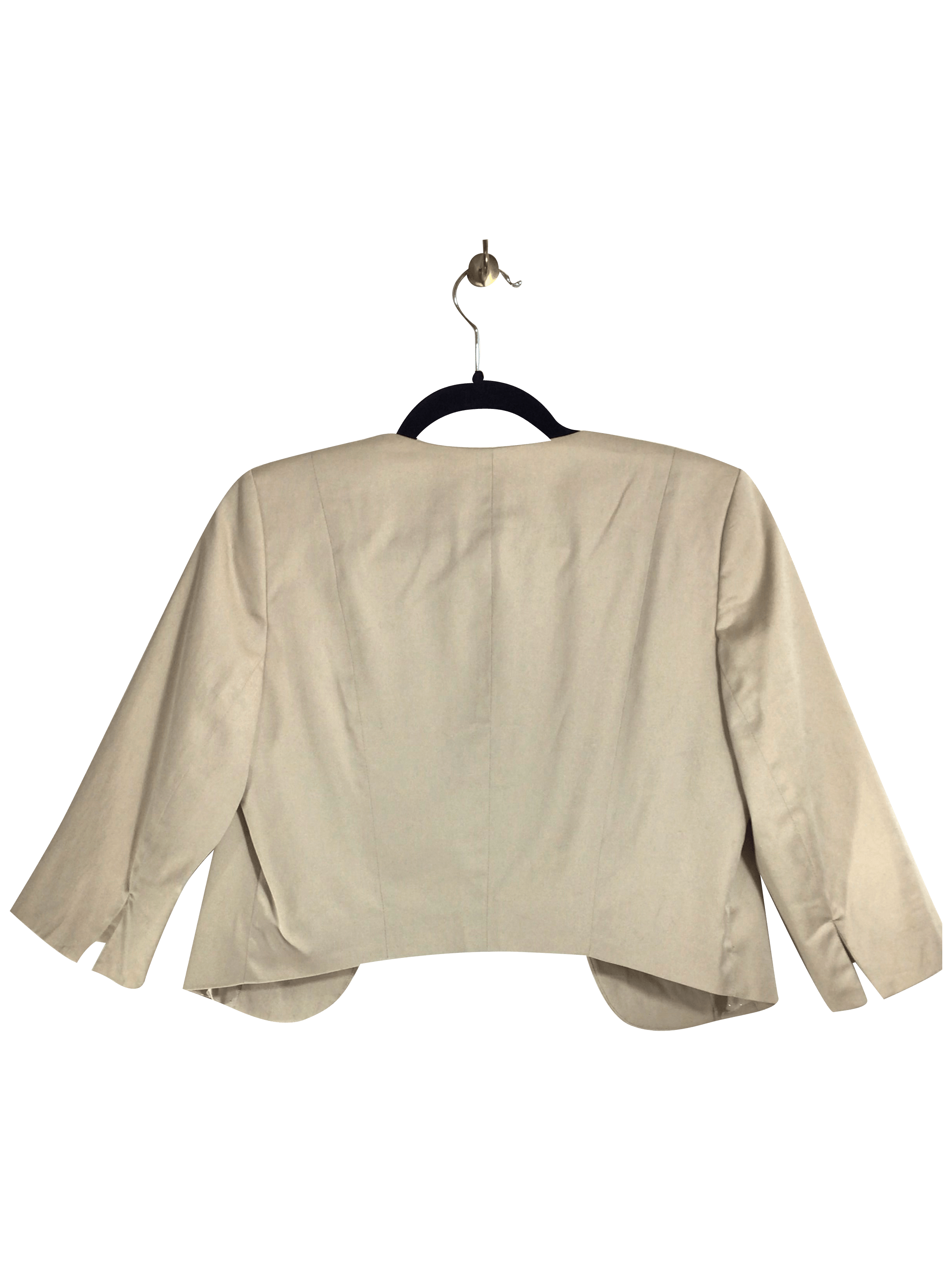 COMMA Regular Fit Beige Blazers - Size 34