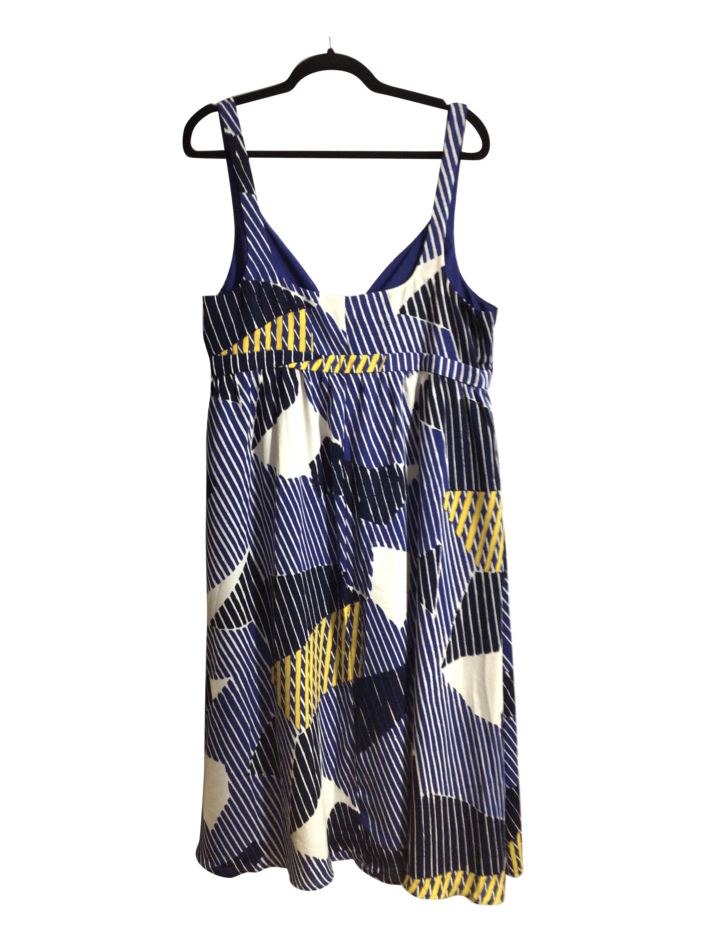 BANANA REPUBLIC Stylish Women's Blue Regular-Fit Size 16 Mini Dress