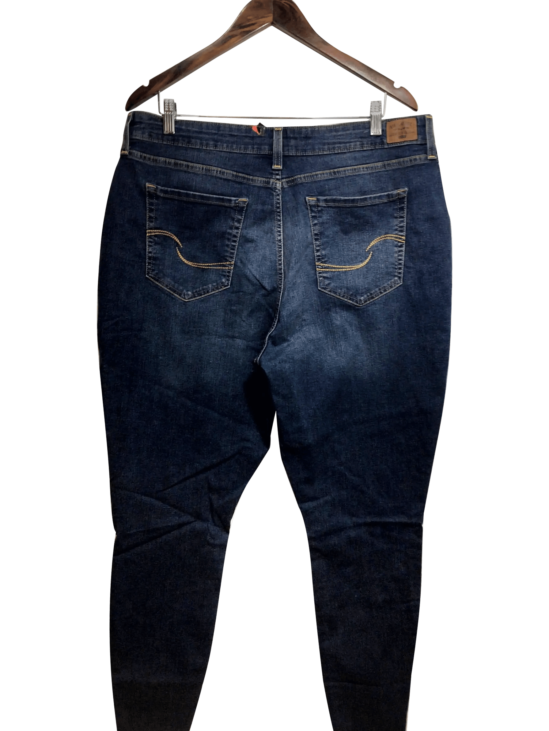 LEVI'S Classic Blue Regular Fit Straight - Legged Second - Hand Jeans, Size 34x33