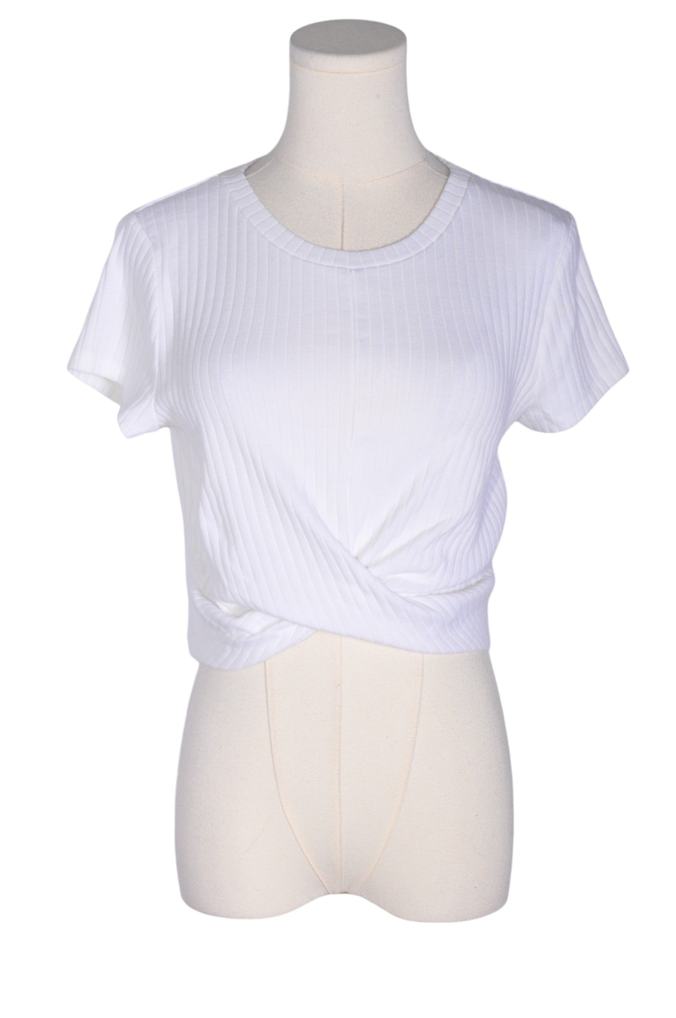 FOREVER 21 Stylish White Regular - fit Women's Blouse - Size L