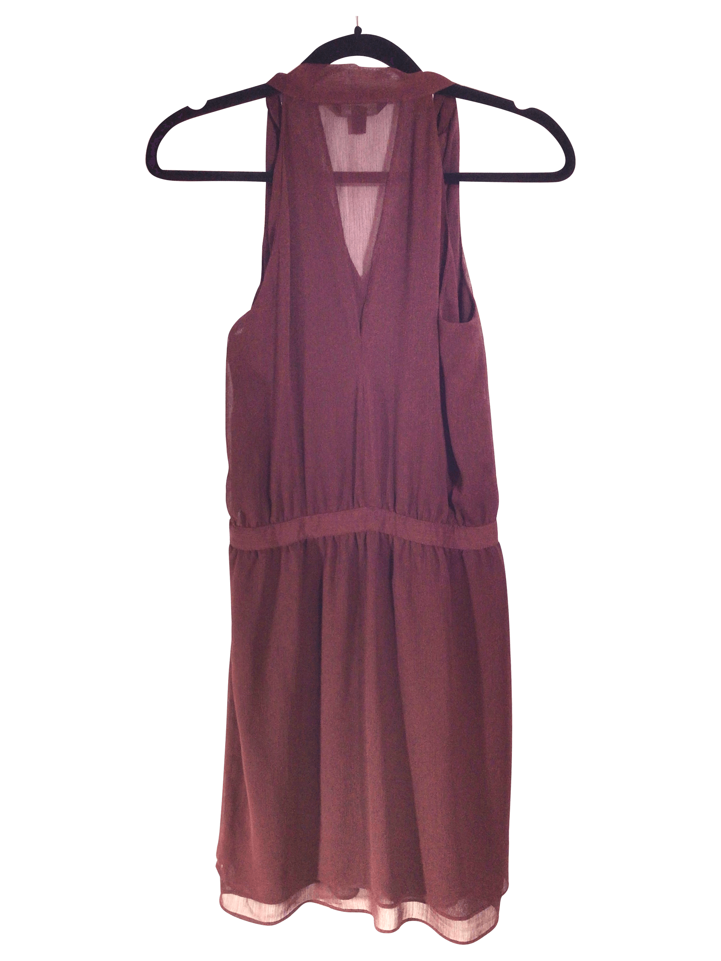 BANANA REPUBLIC Stylish Women's Regular Fit Red Midi Dress - Size 2