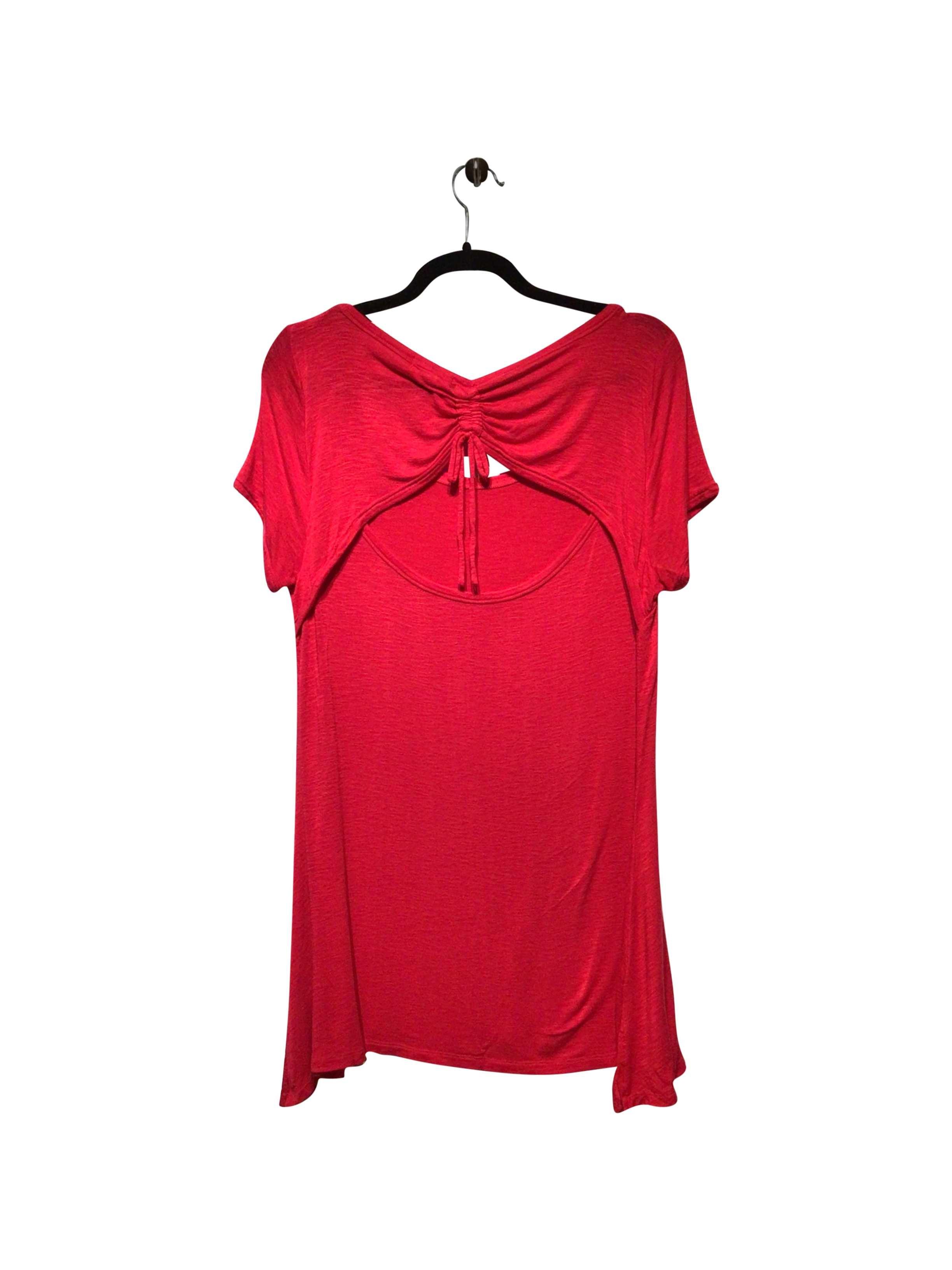 CUPIO Stylish Regular Fit Pink T-shirt - Size L