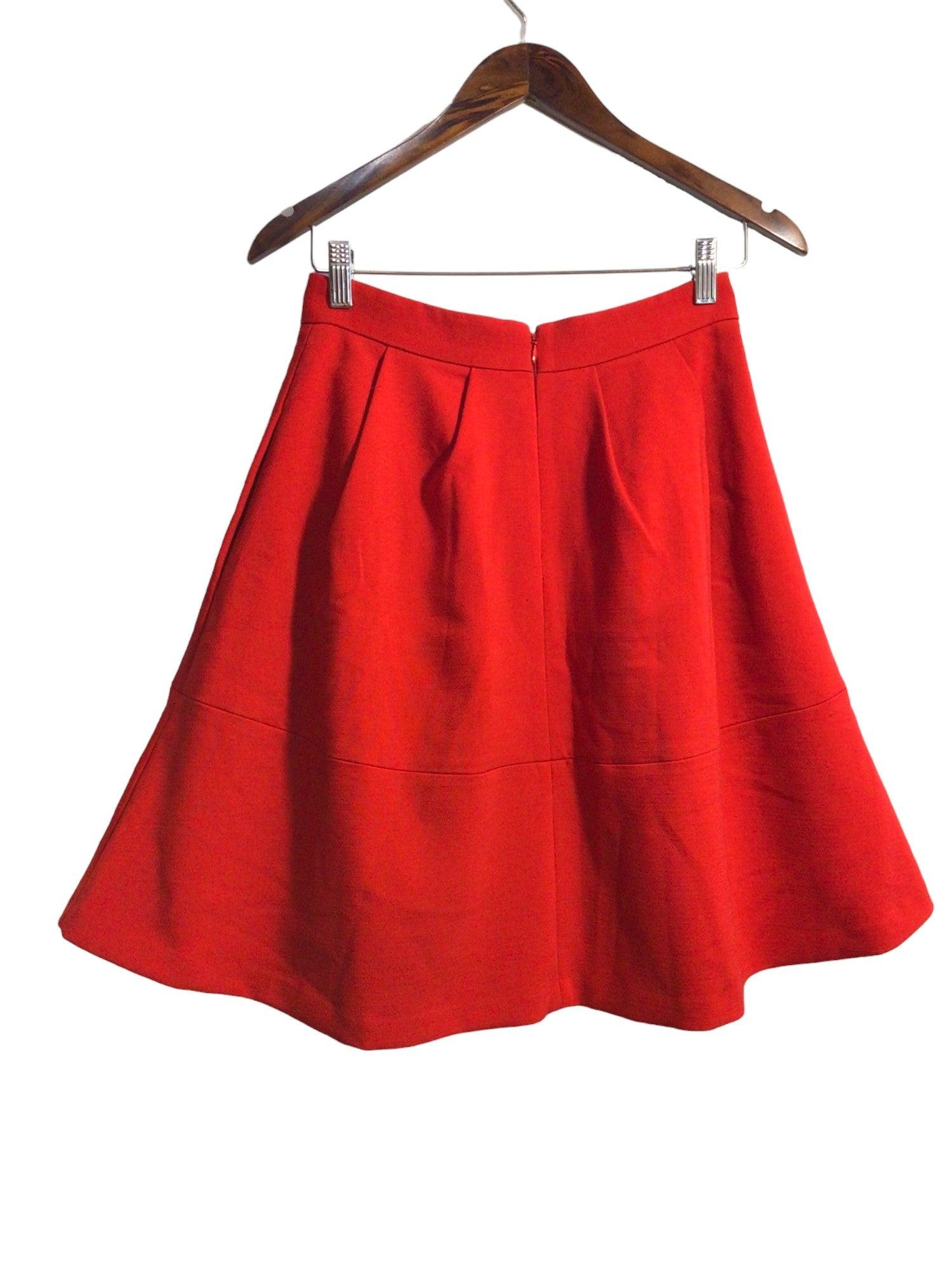 BANANA REPUBLIC Stylish Women's Casual Red Skirt in Regular Fit - Size 4